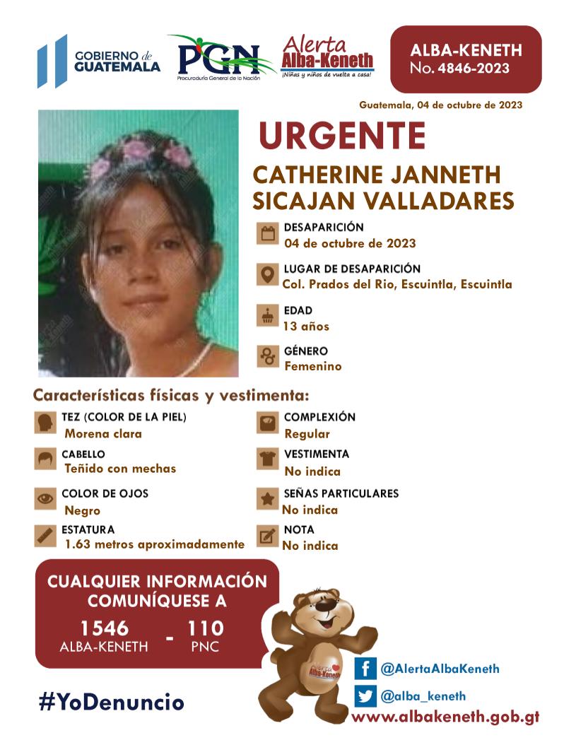 Catherine Janneth Sicajan Valladares