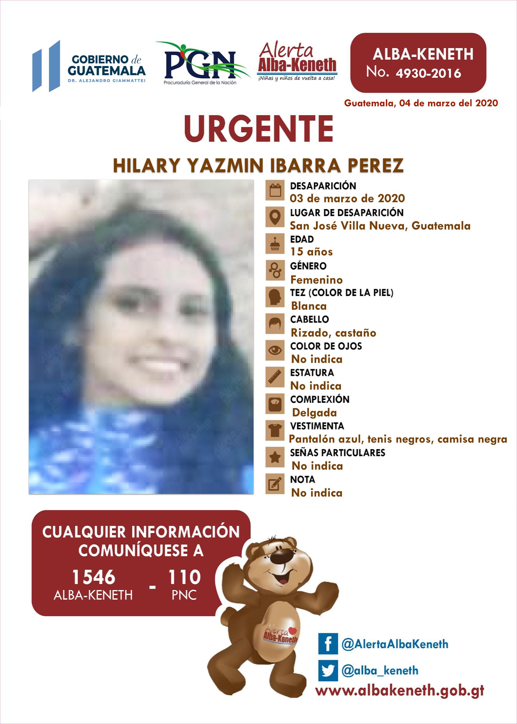 Hilary Yazmin Ibarra Perez