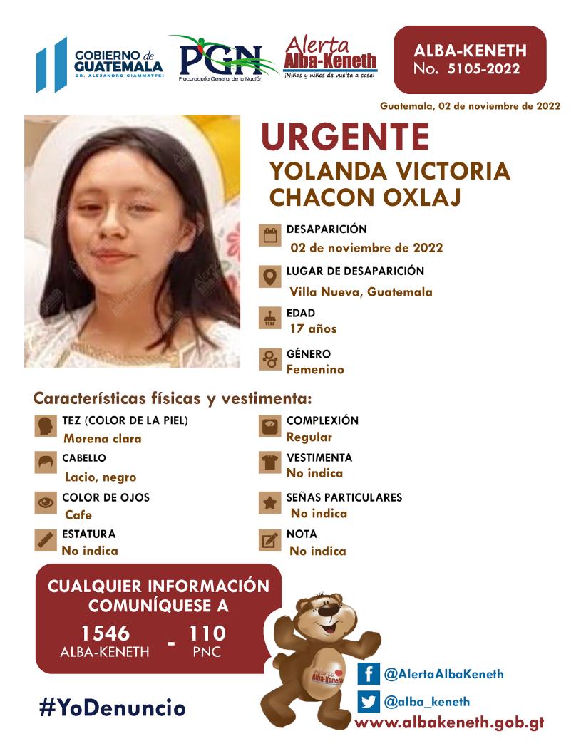 Yolanda Victoria Chacón Oxlaj