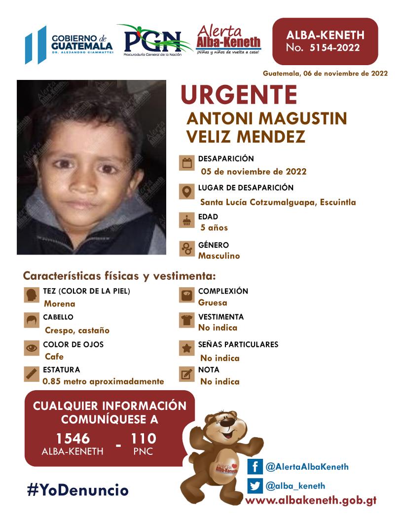 Antoni Magustin Veliz Mendez