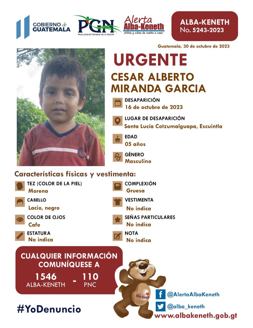 Cesar Alberto Miranda Garcia