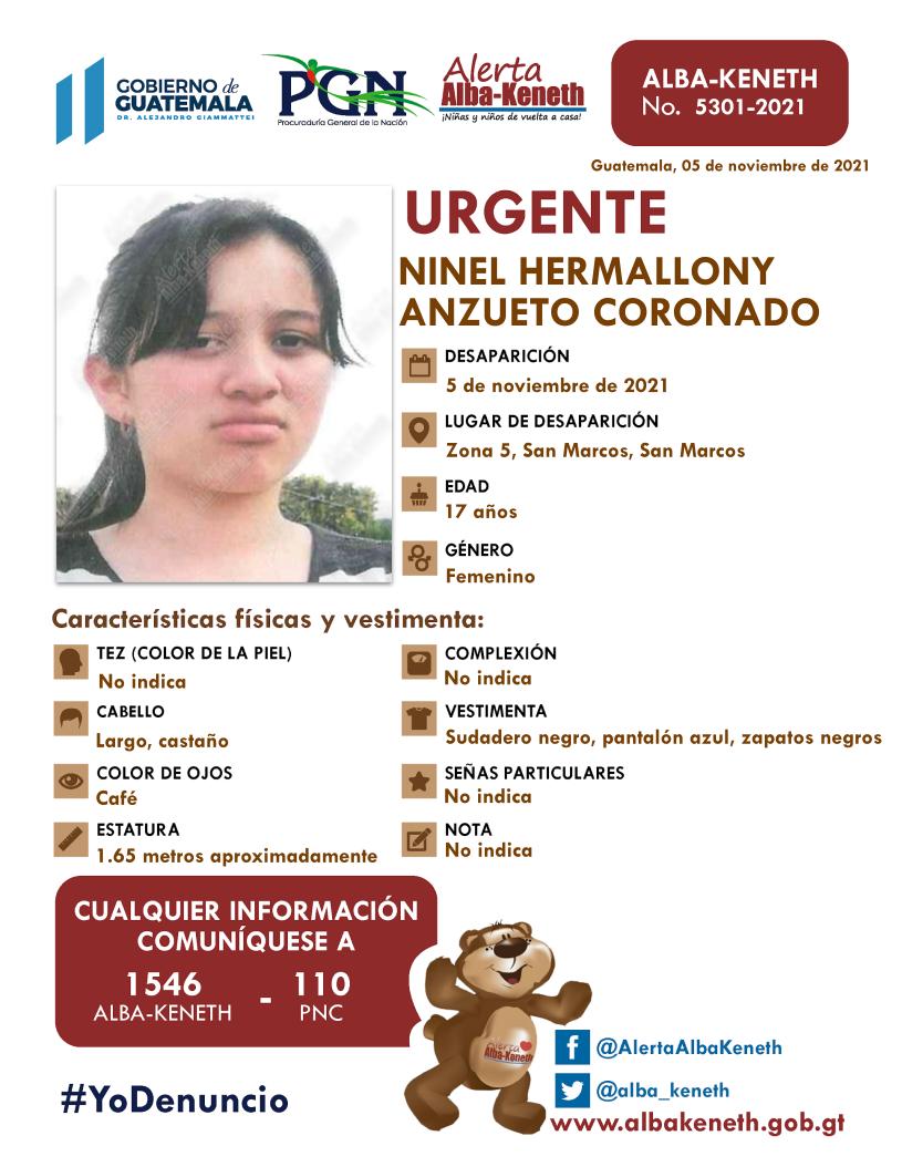 Ninel Hermallony Azueto Coronado