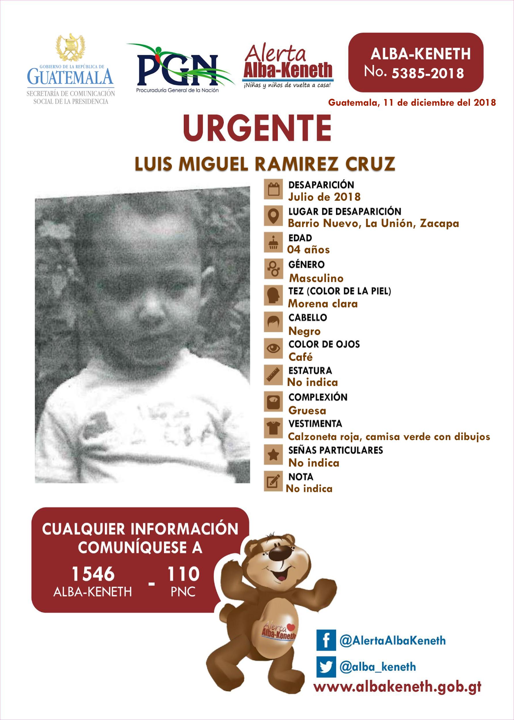 Luis Miguel Ramirez Cruz