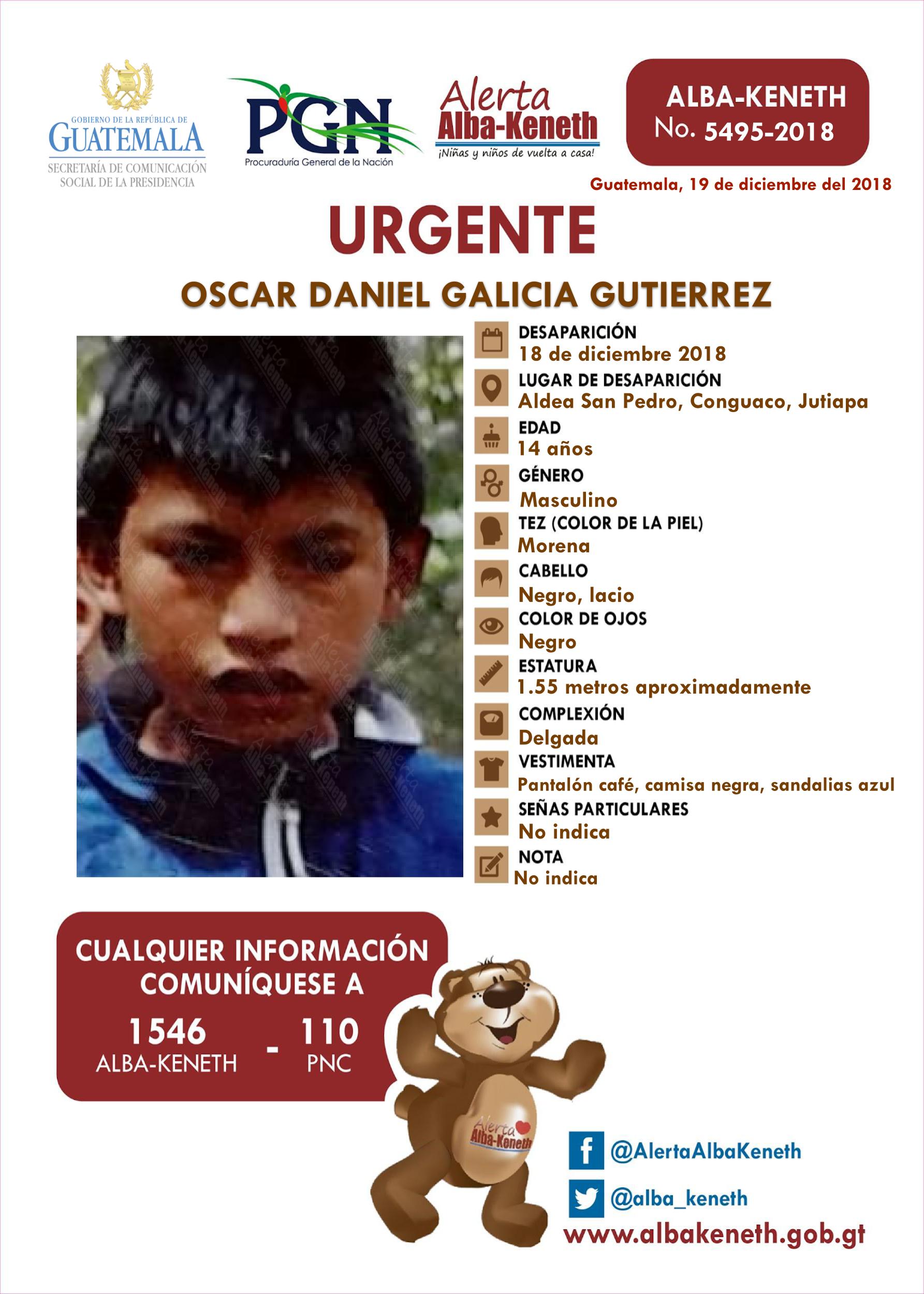 Oscar Daniel Galicia Gutierrez