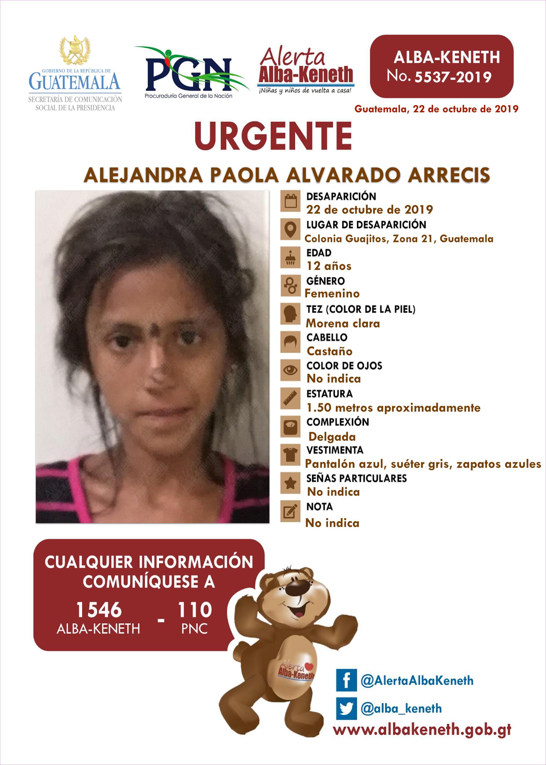 Alejandra Paola Alvarado Arrecis