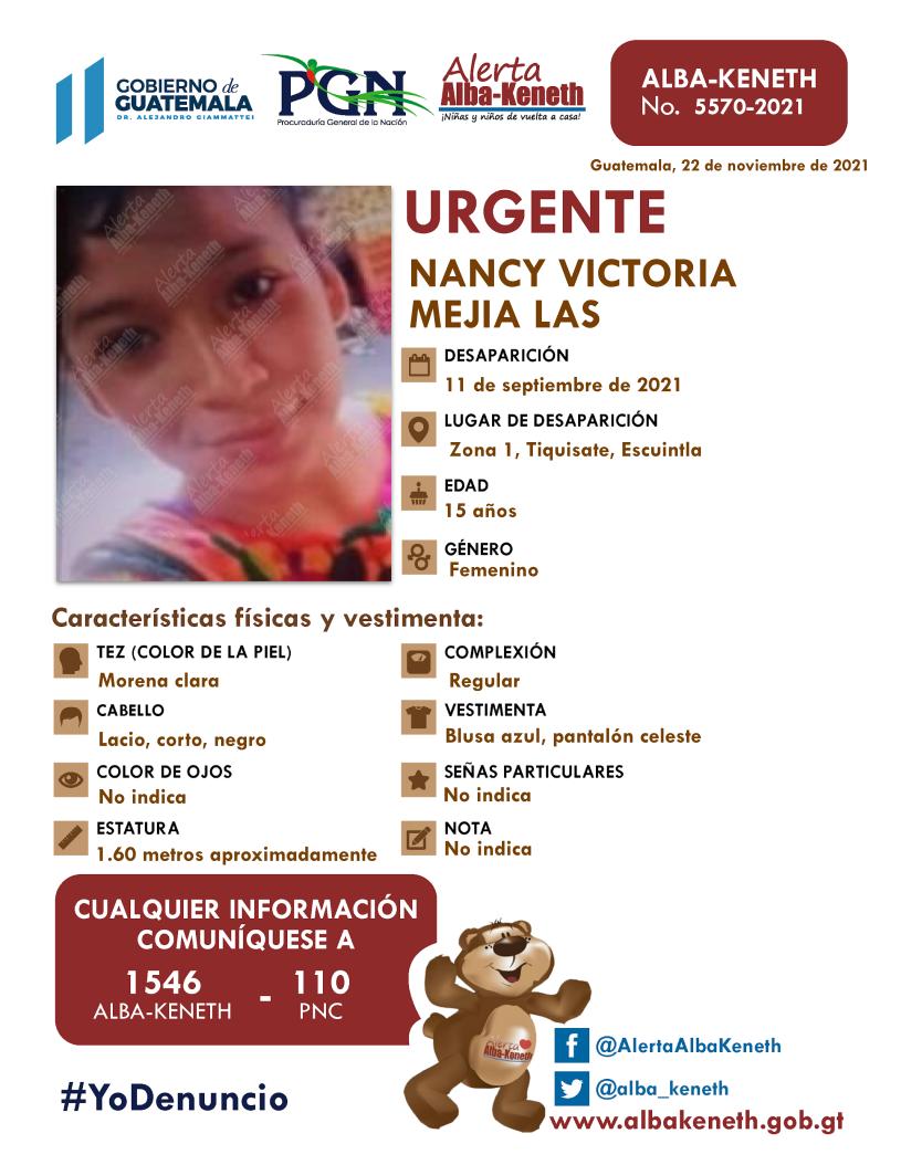 Nancy Victoria Mejía Las