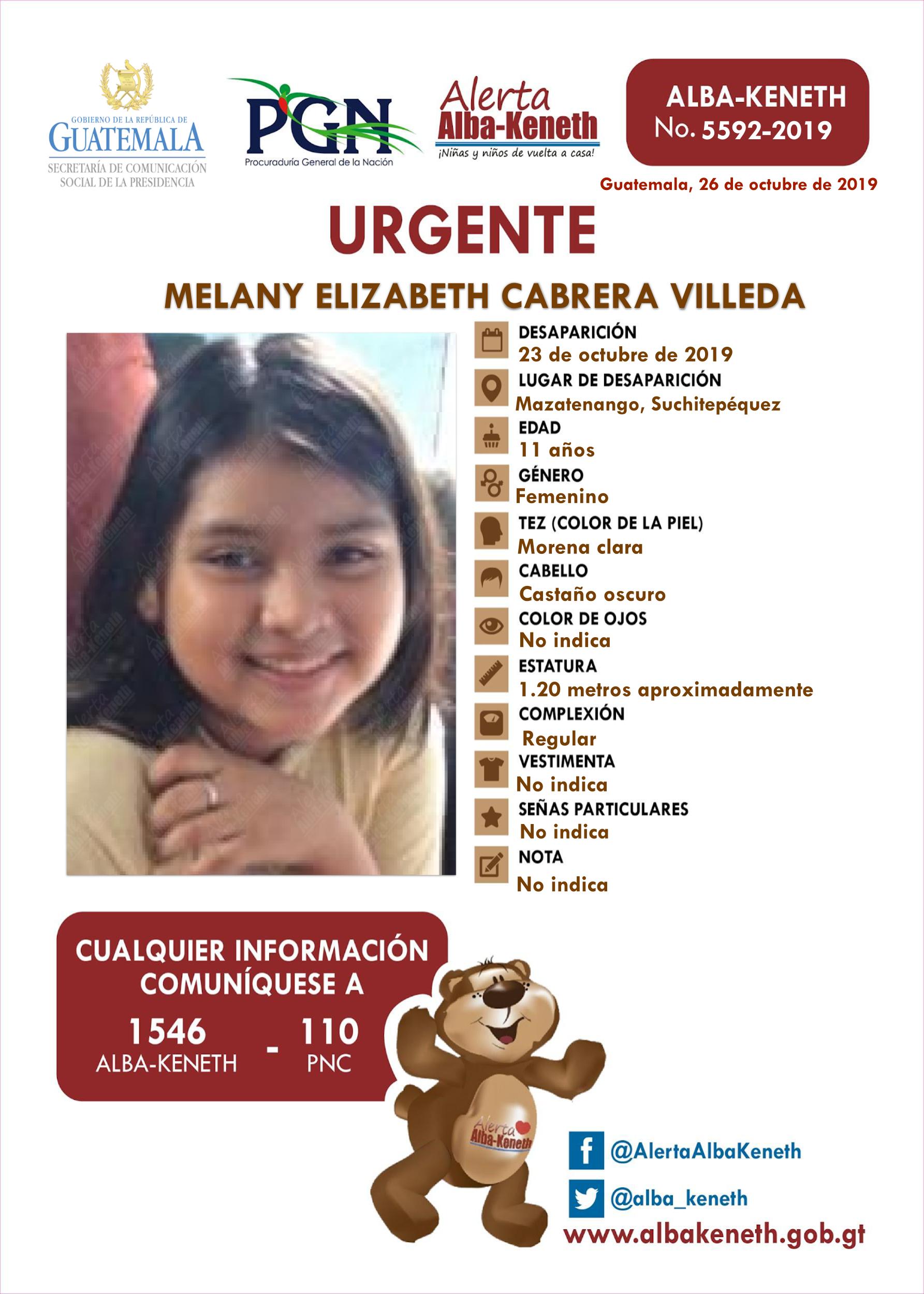 Melany Elizabeth Cabrera Villeda