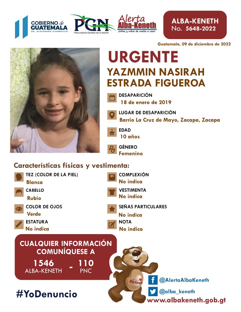 Yazmmin Nasirah Estrada Figueroa