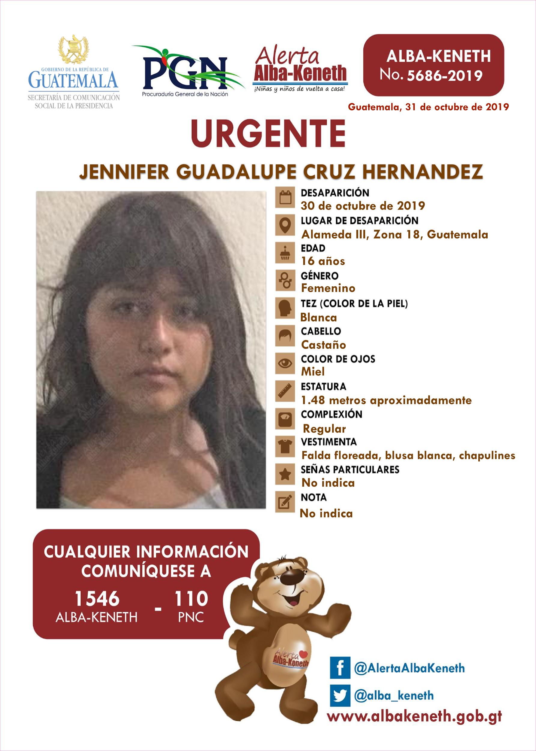 Jennifer Guadalupe Cruz Hernandez