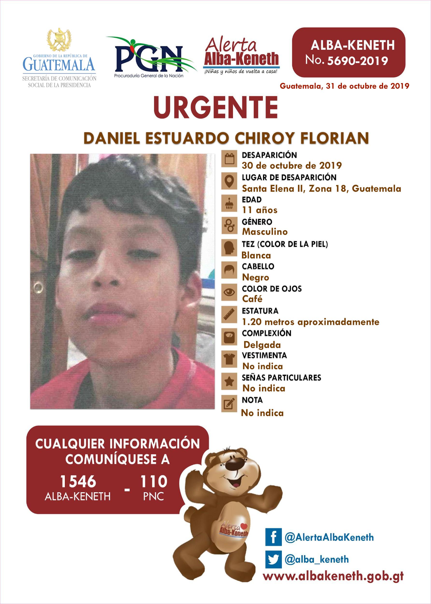 Daniel Estuardo Chiroy Florian