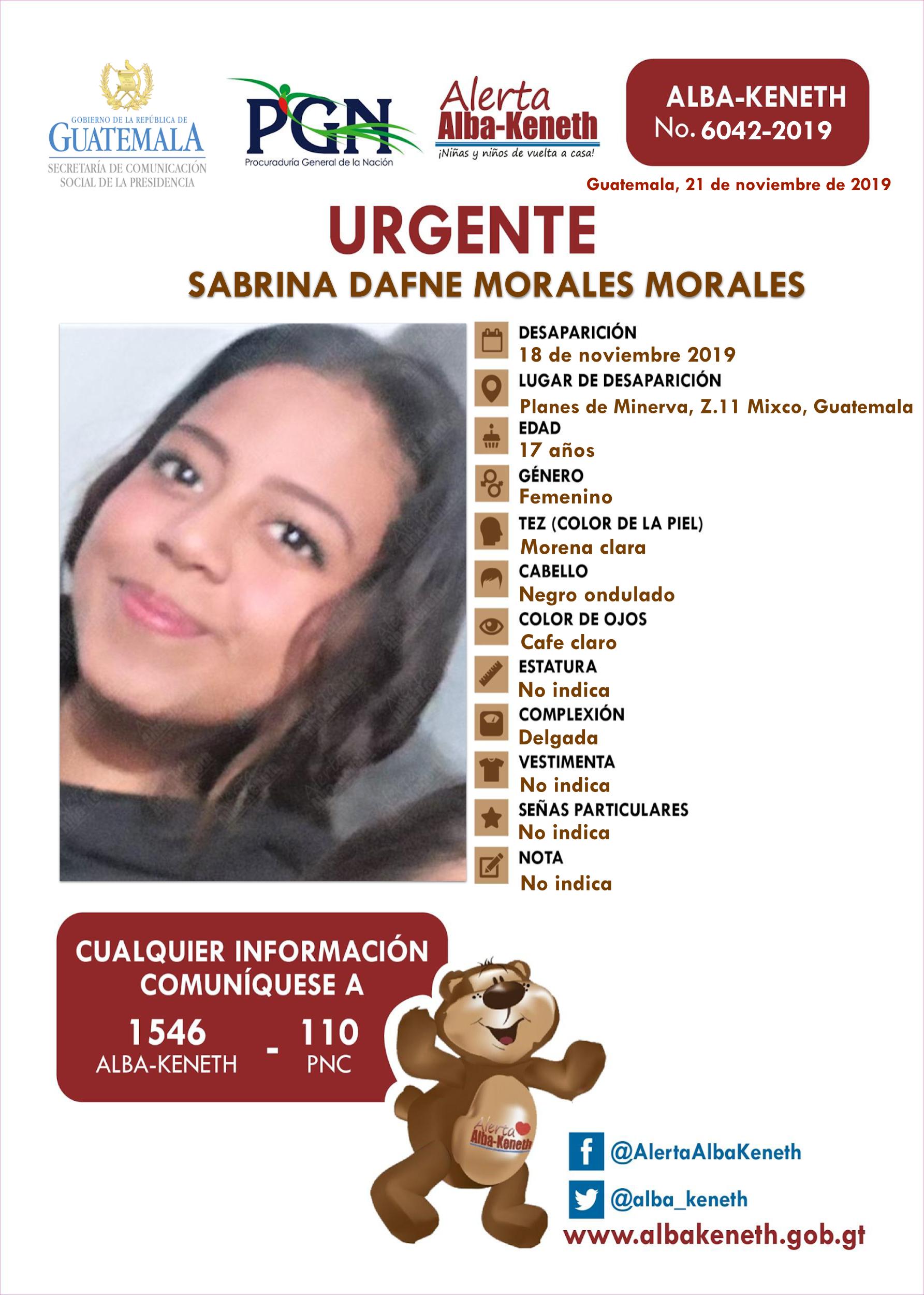 Sabrina Dafne Morales Morales