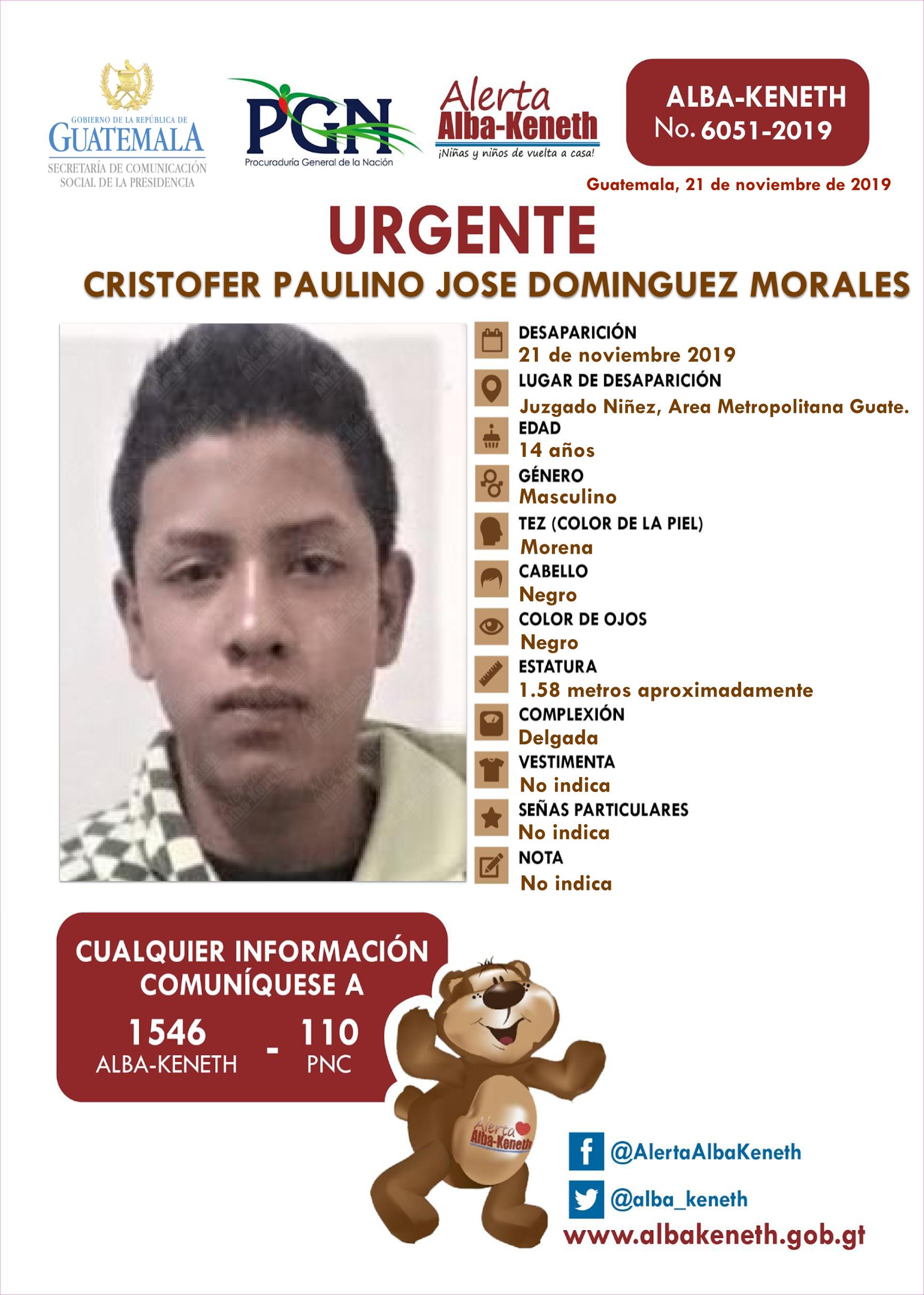 Cristofer Paulino Jose Dominguez Morales