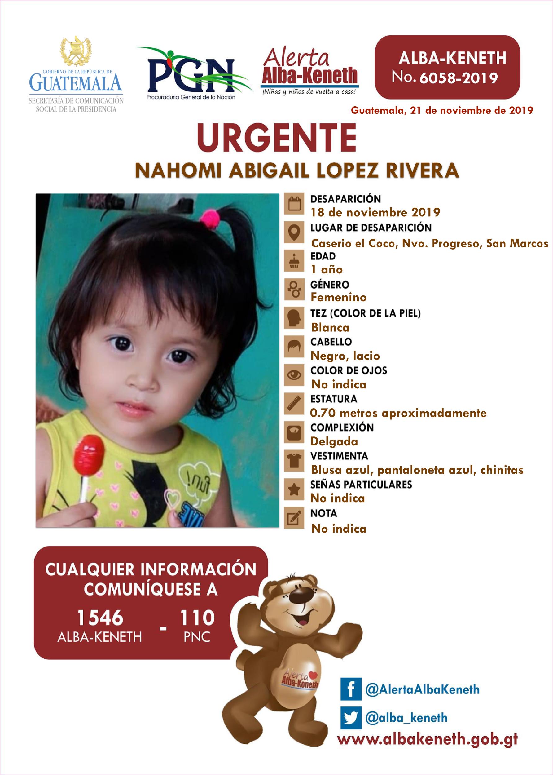 Nahomi Abigail Lopez Rivera