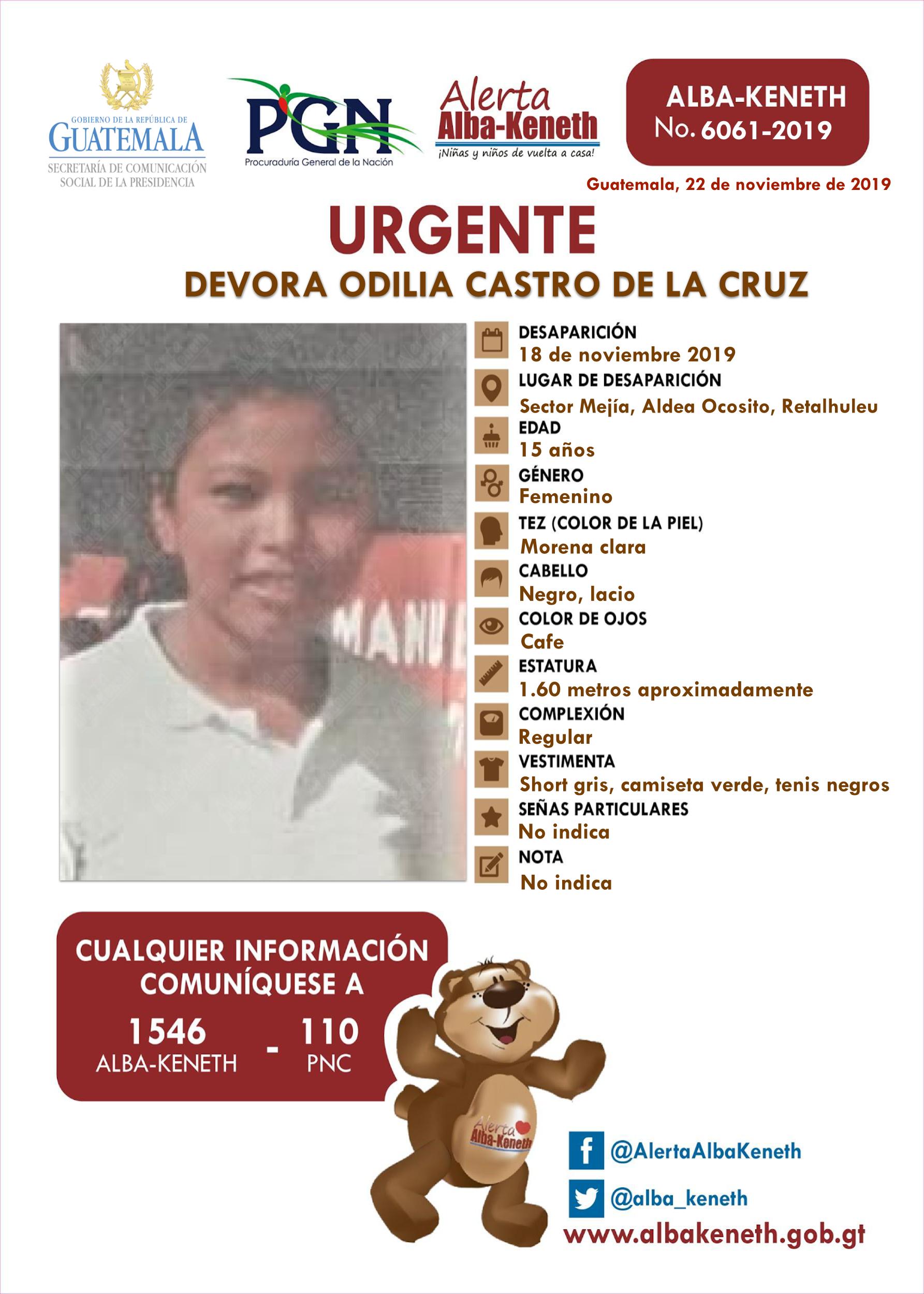 Devora Odilia Castro de la Cruz