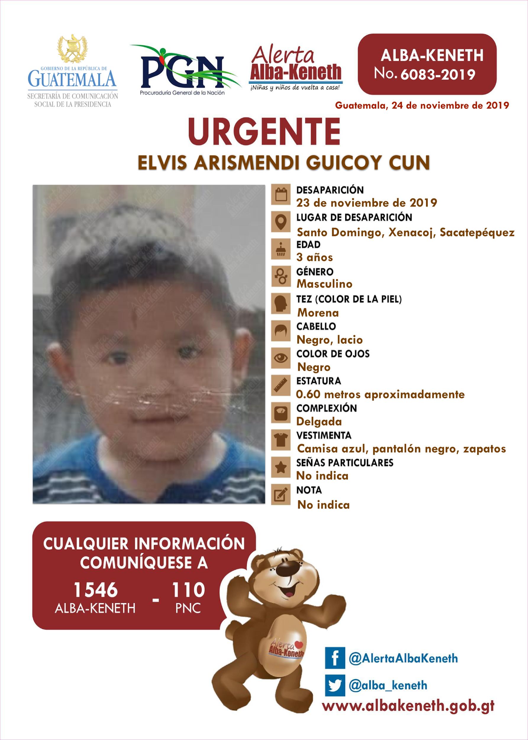 Elvis Arismendi Guicoy Cun