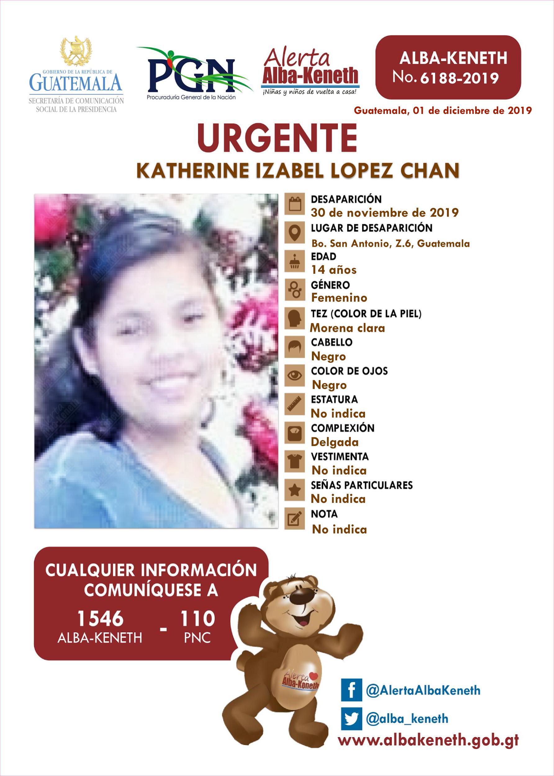 Katherine Izabel Lopez Chan