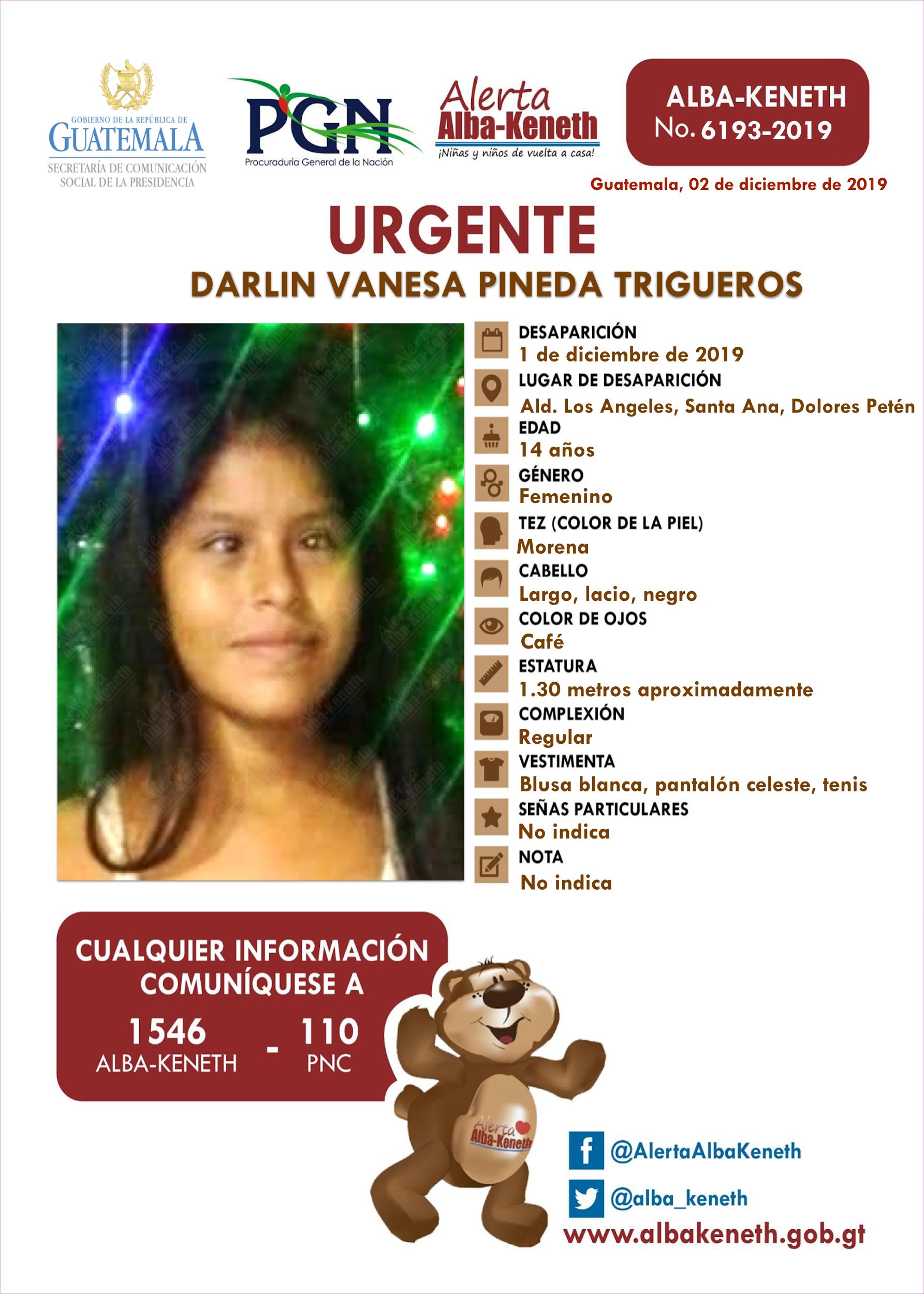 Darlin Vanesa Pineda Trigueros