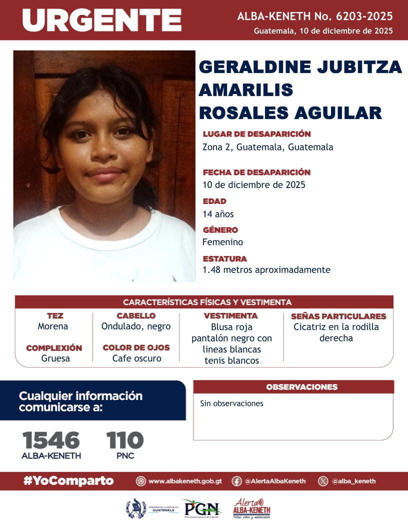 Geraldine Jubitza Amarilis Rosales Aguilar