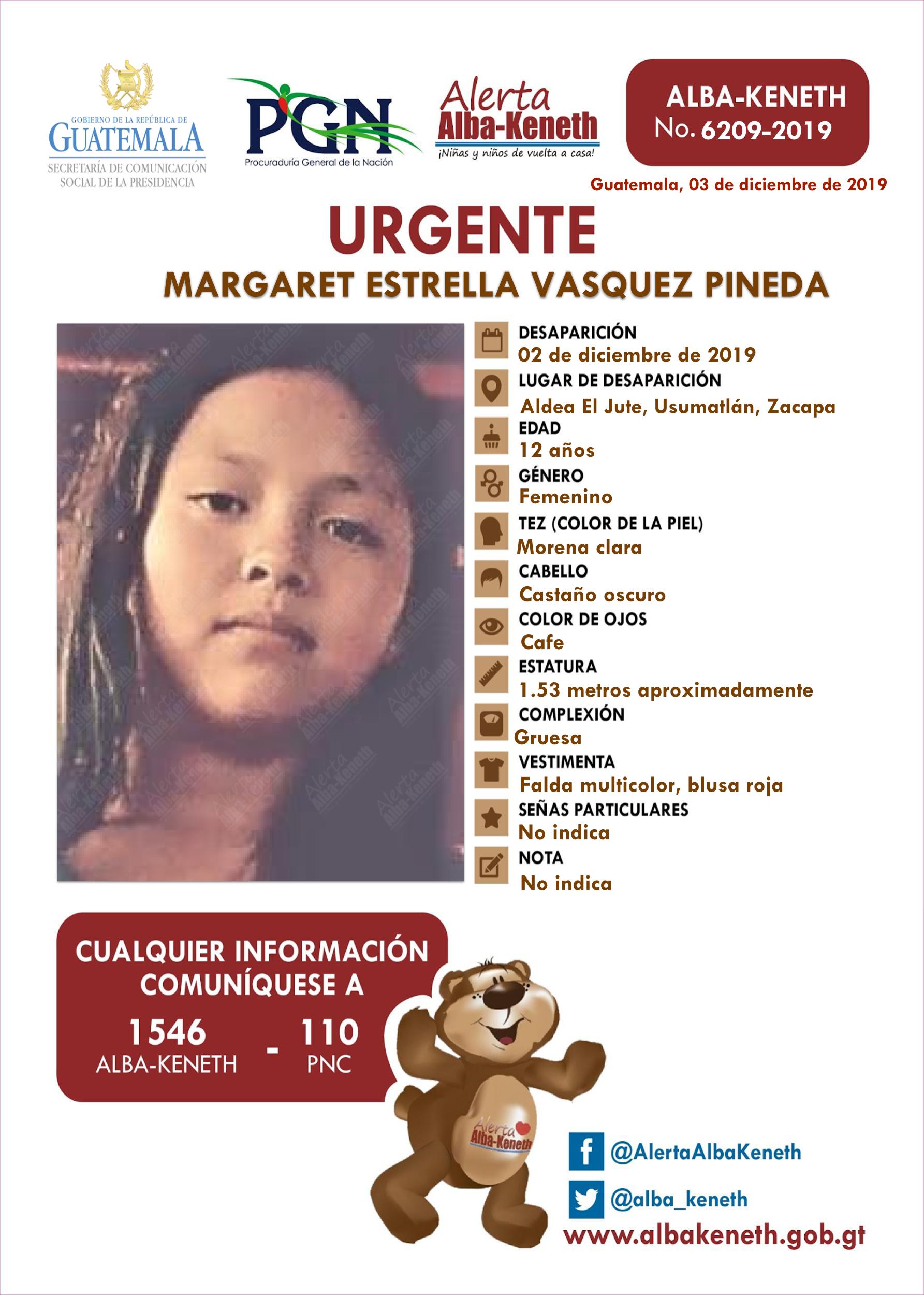 Margaret Estrella Vasquez Pineda