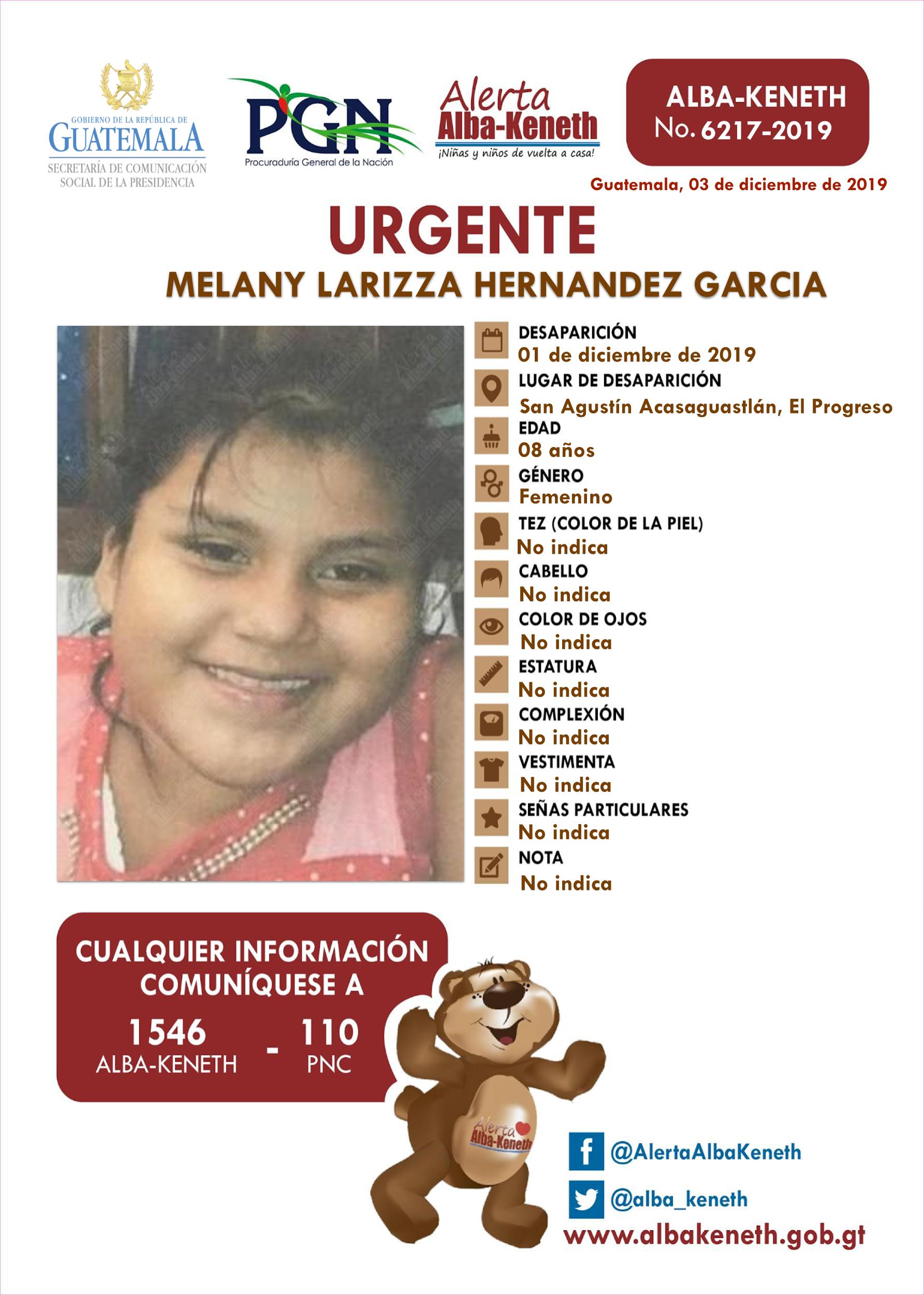 Melany Larizza Hernandez Garcia