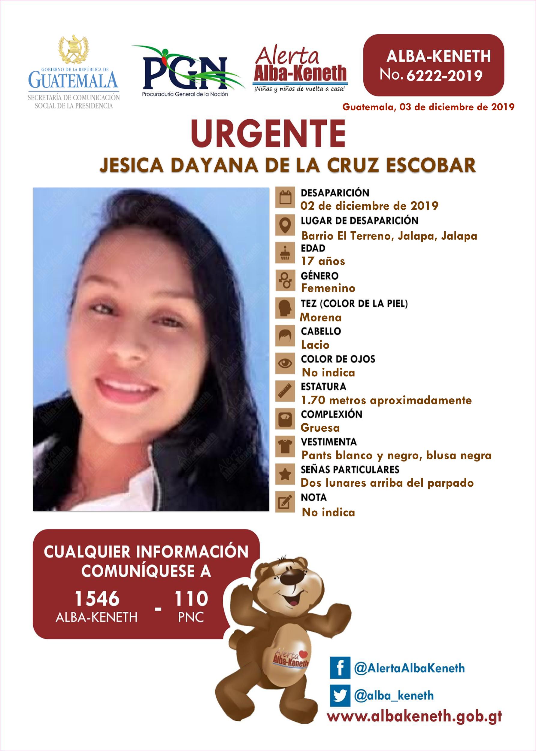 Jesica Dayana de la Cruz Escobar