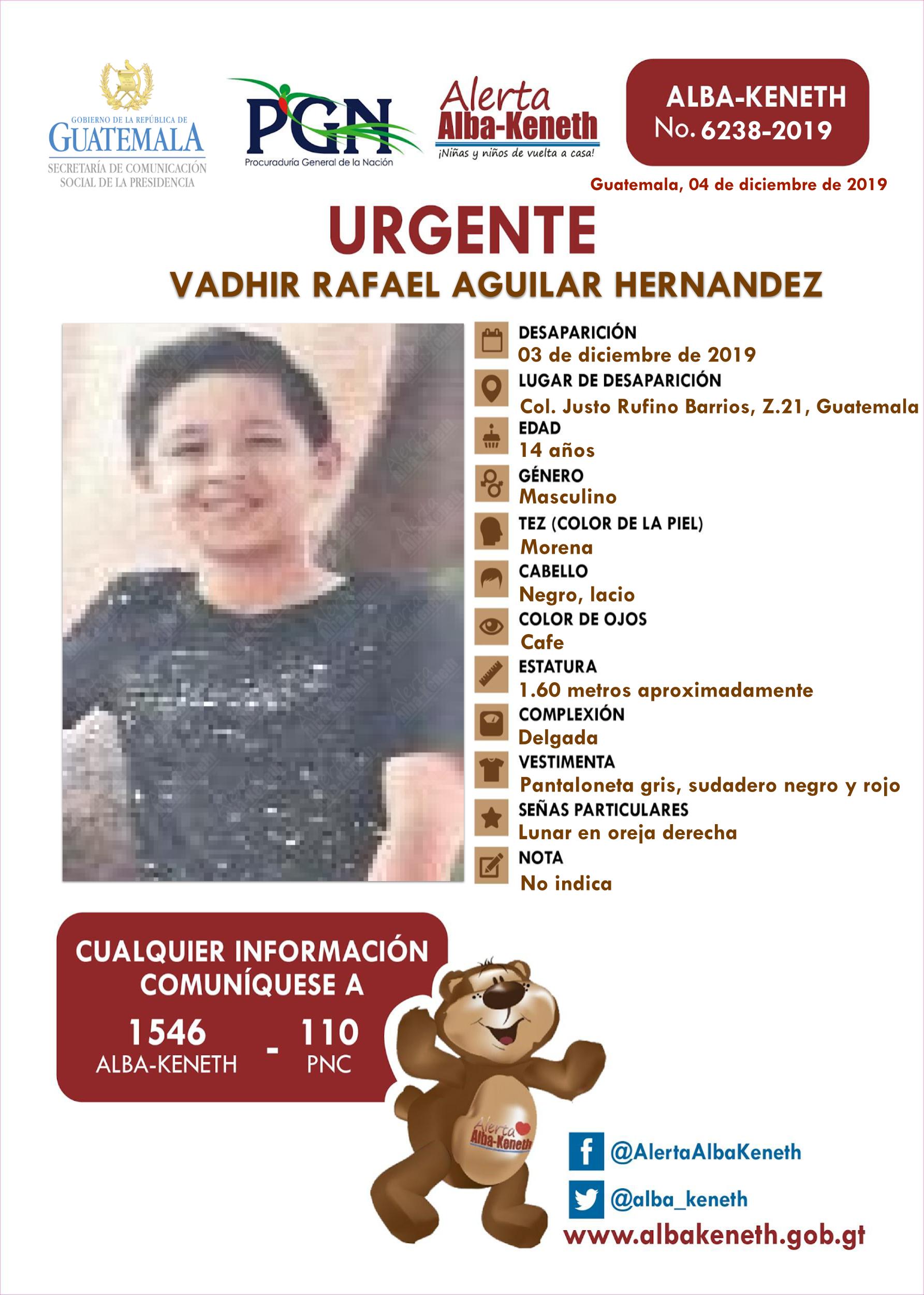 Vadhir Rafael Aguilar Hernandez
