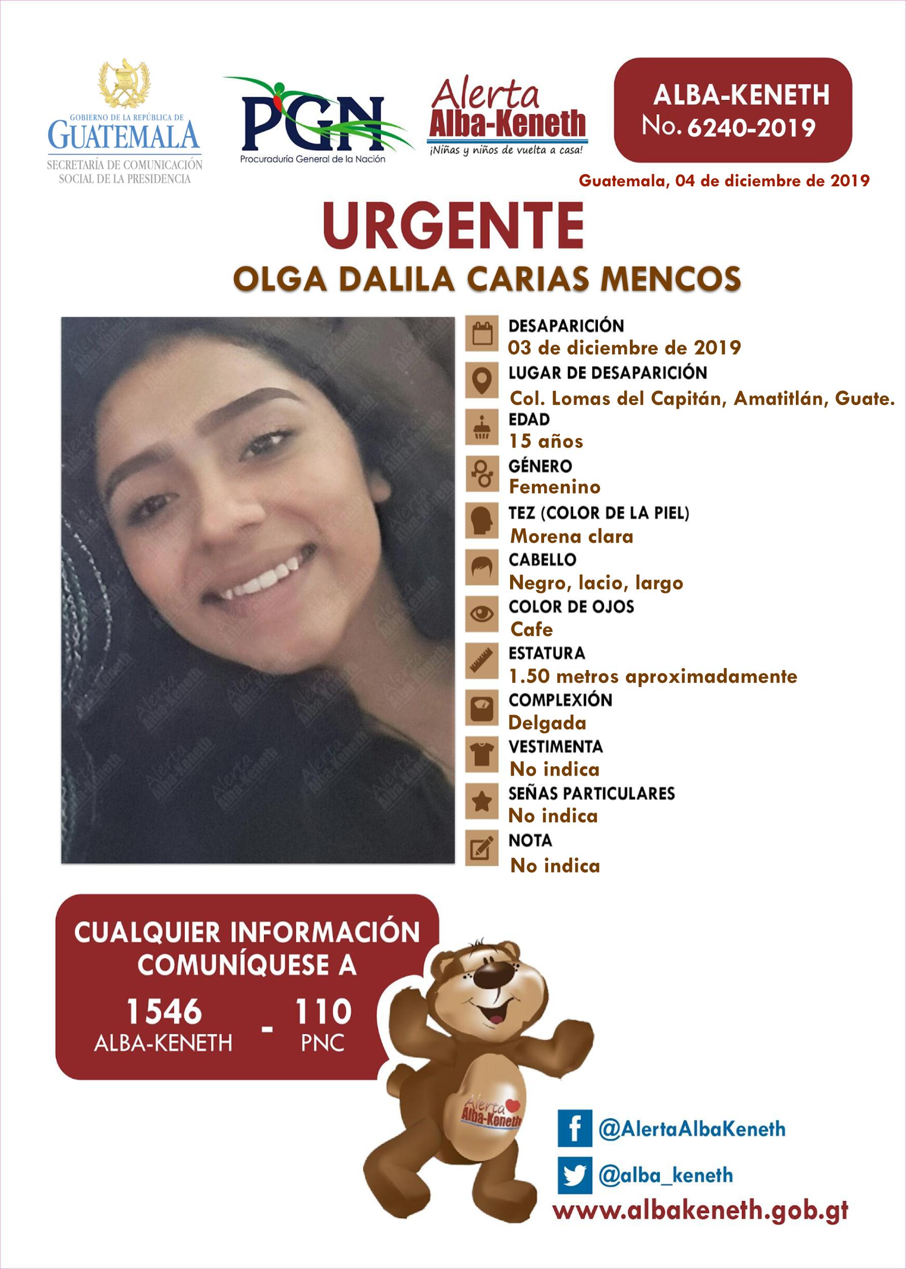 Olga Dalila Carias Mencos