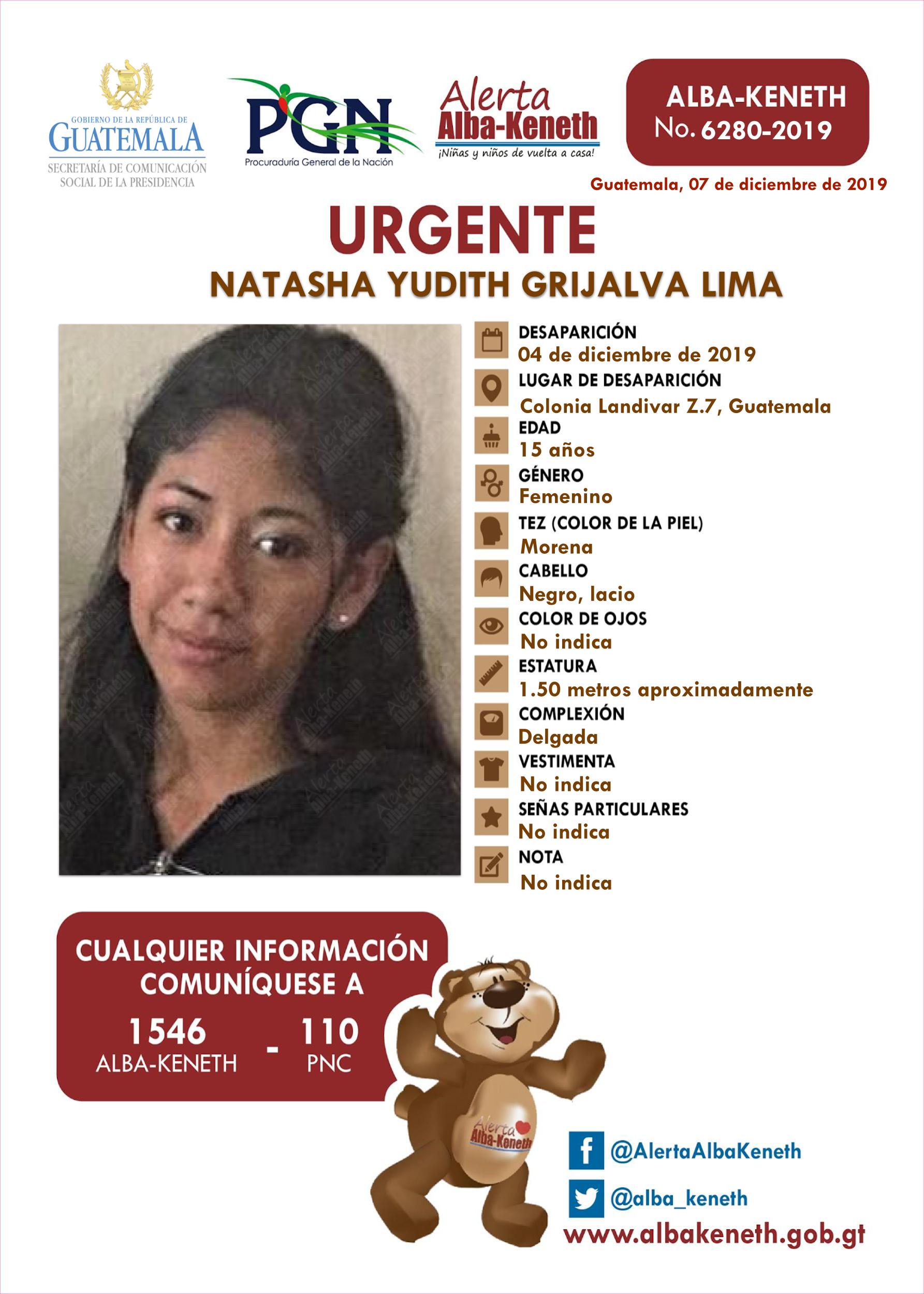 Natasha Yudith Grijalva Lima