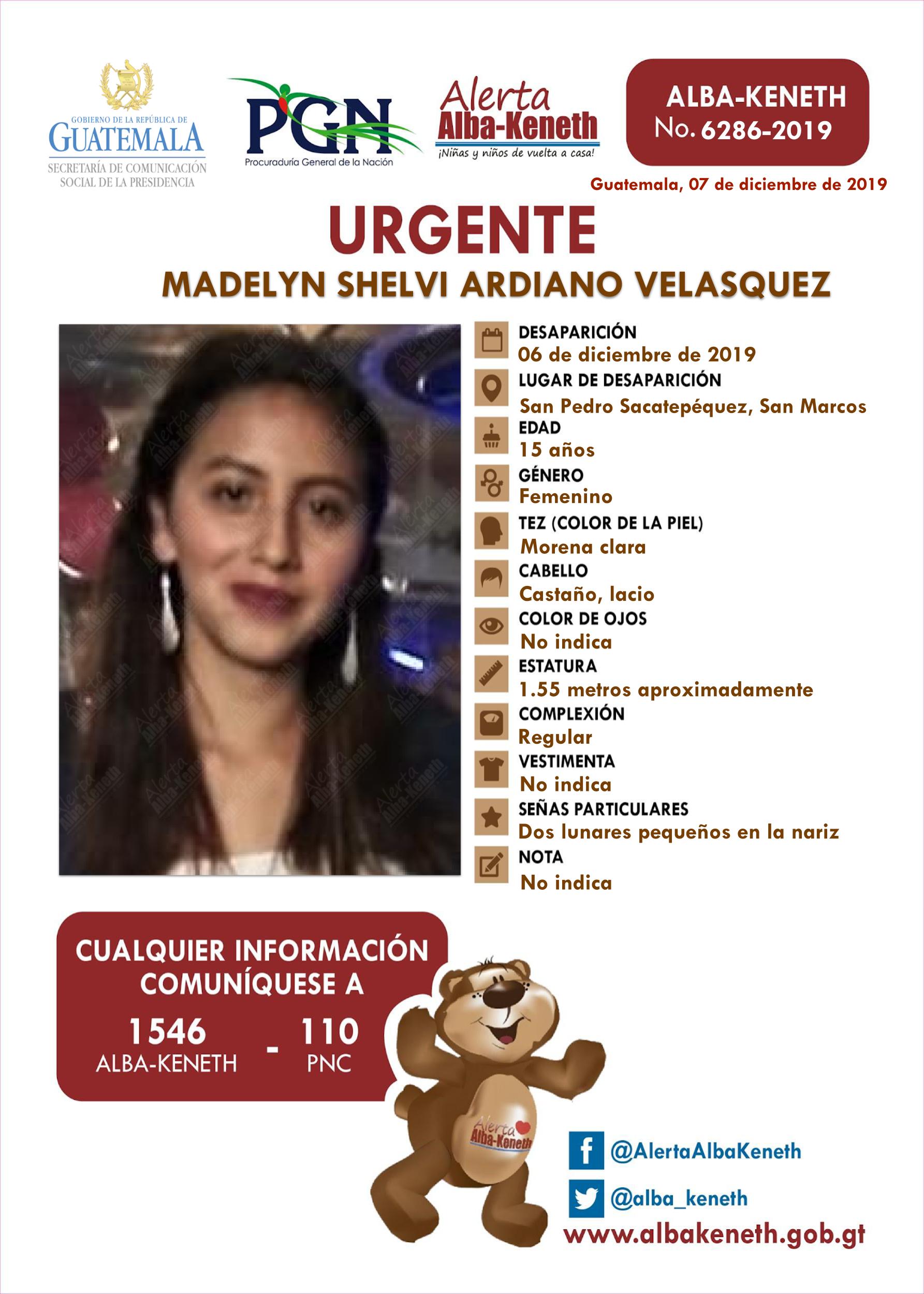 Madelyn Shelvi Ardiano Velasquez