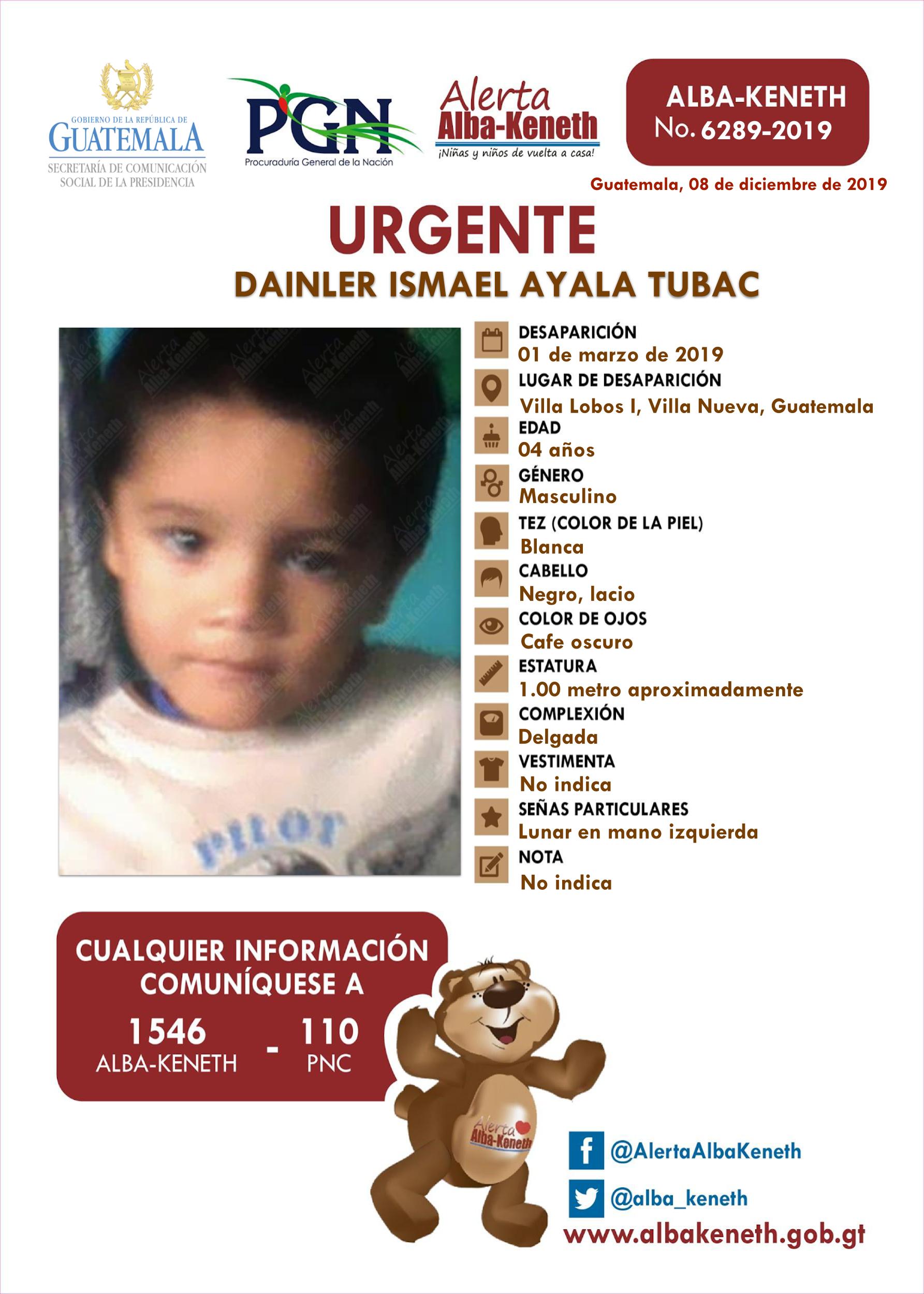 Dainler Ismael Ayala Tubac