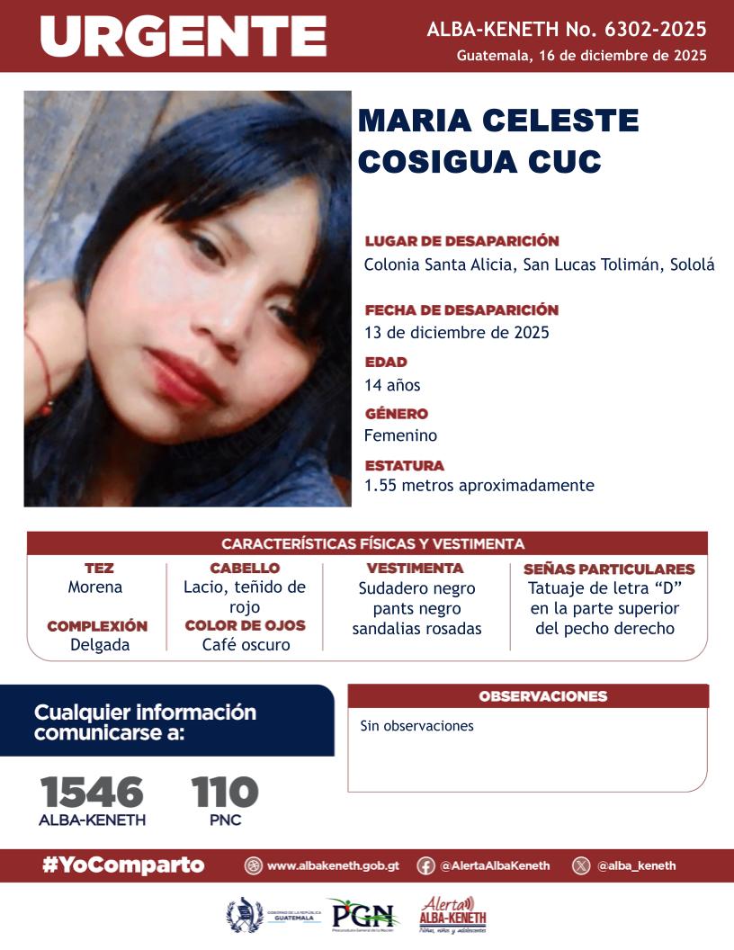 Maria Celeste Cosigua Cuc