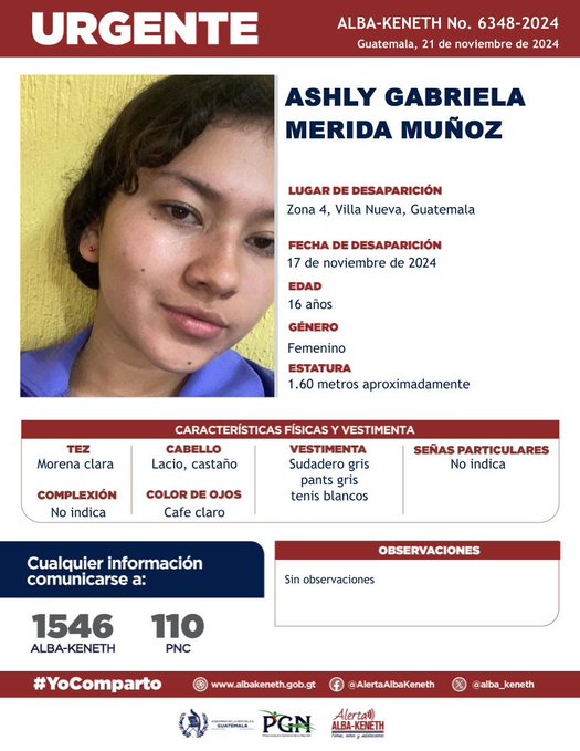 Ashly Gabriela Merida Muñoz