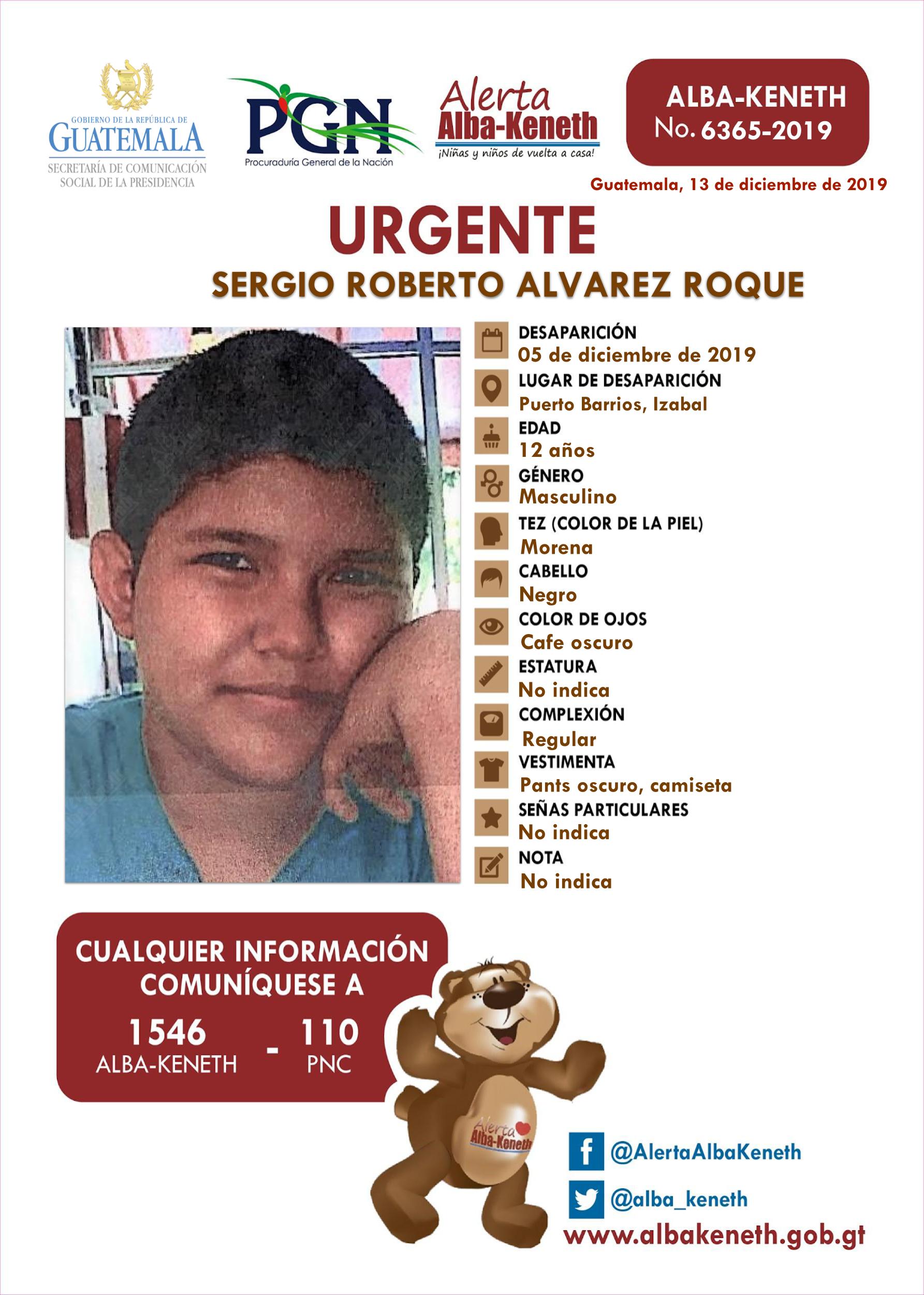 Sergio Roberto Alvarez Roque