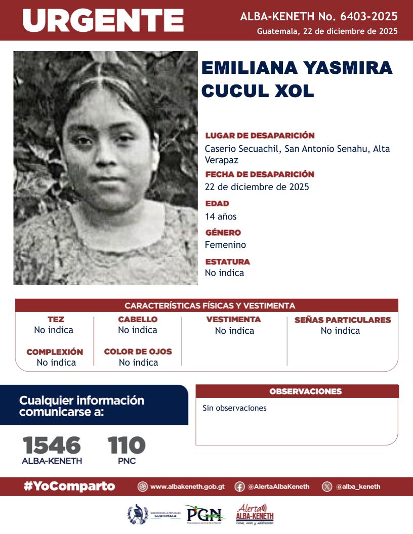 Emiliana Yasmira Cucul Xol