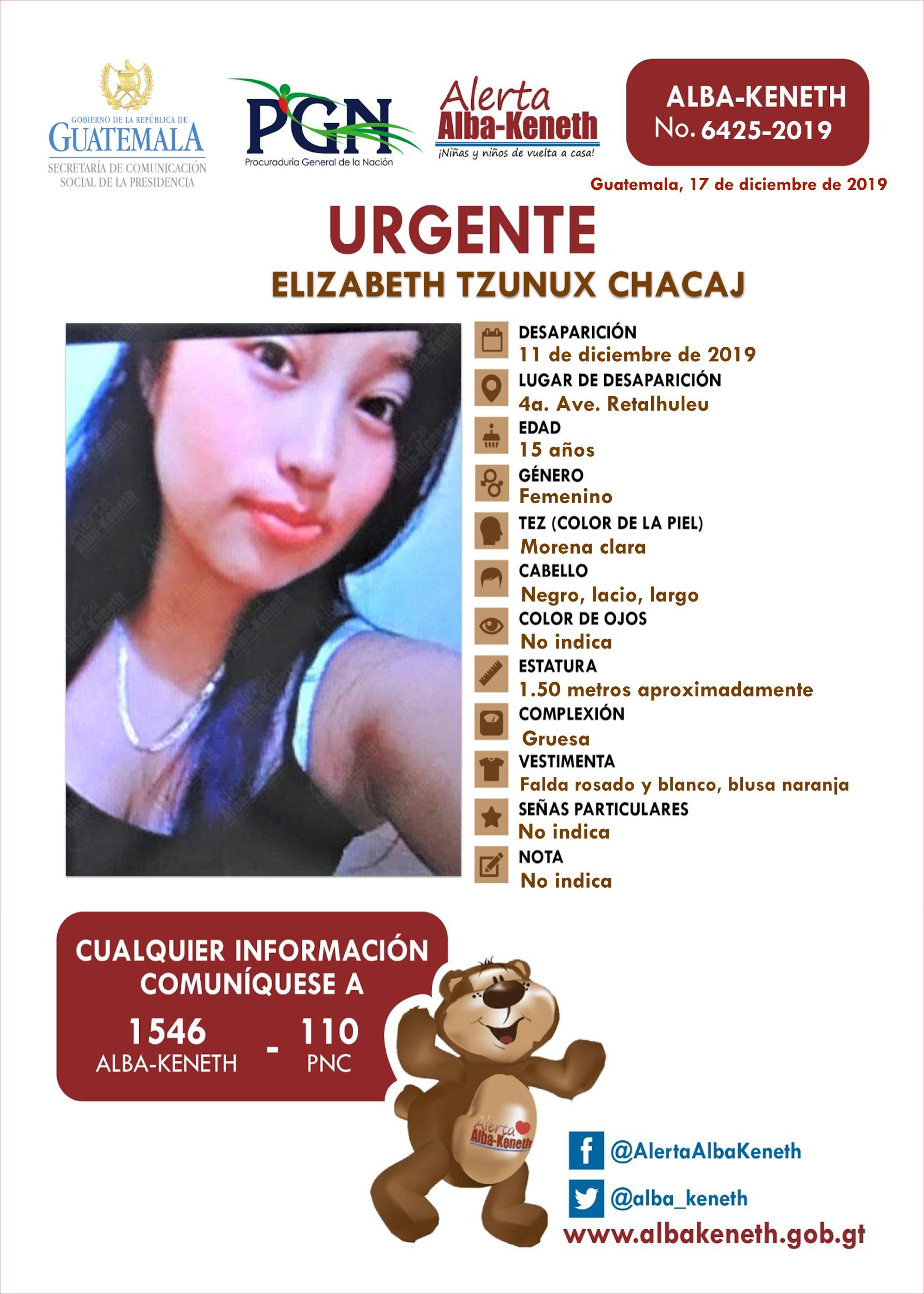 Elizabeth Tzunux Chacaj