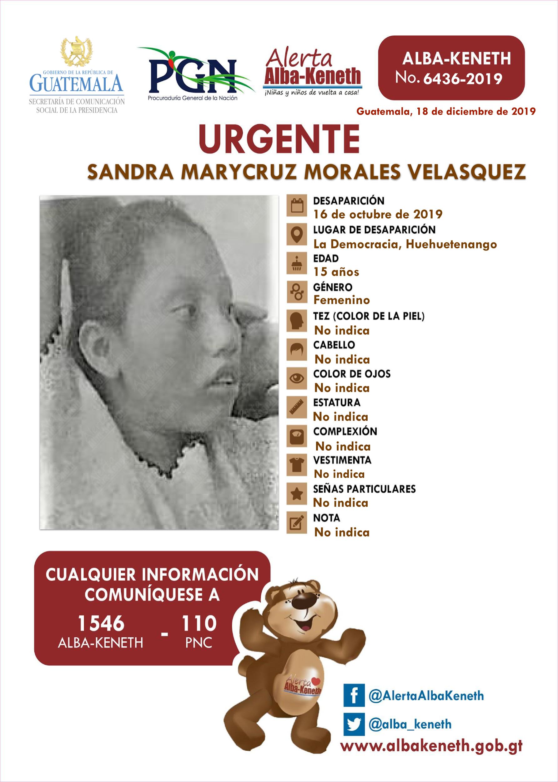 Sandra Marycruz Morales Velasquez