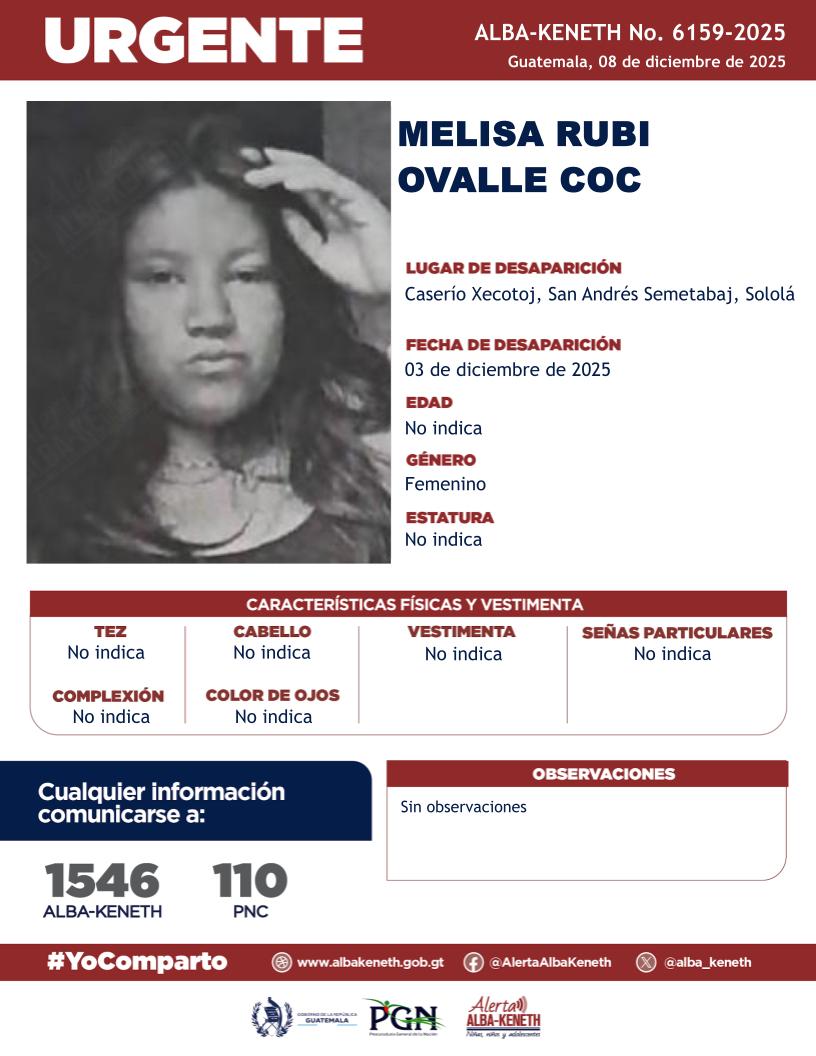 Melisa Rubi Ovalle Coc