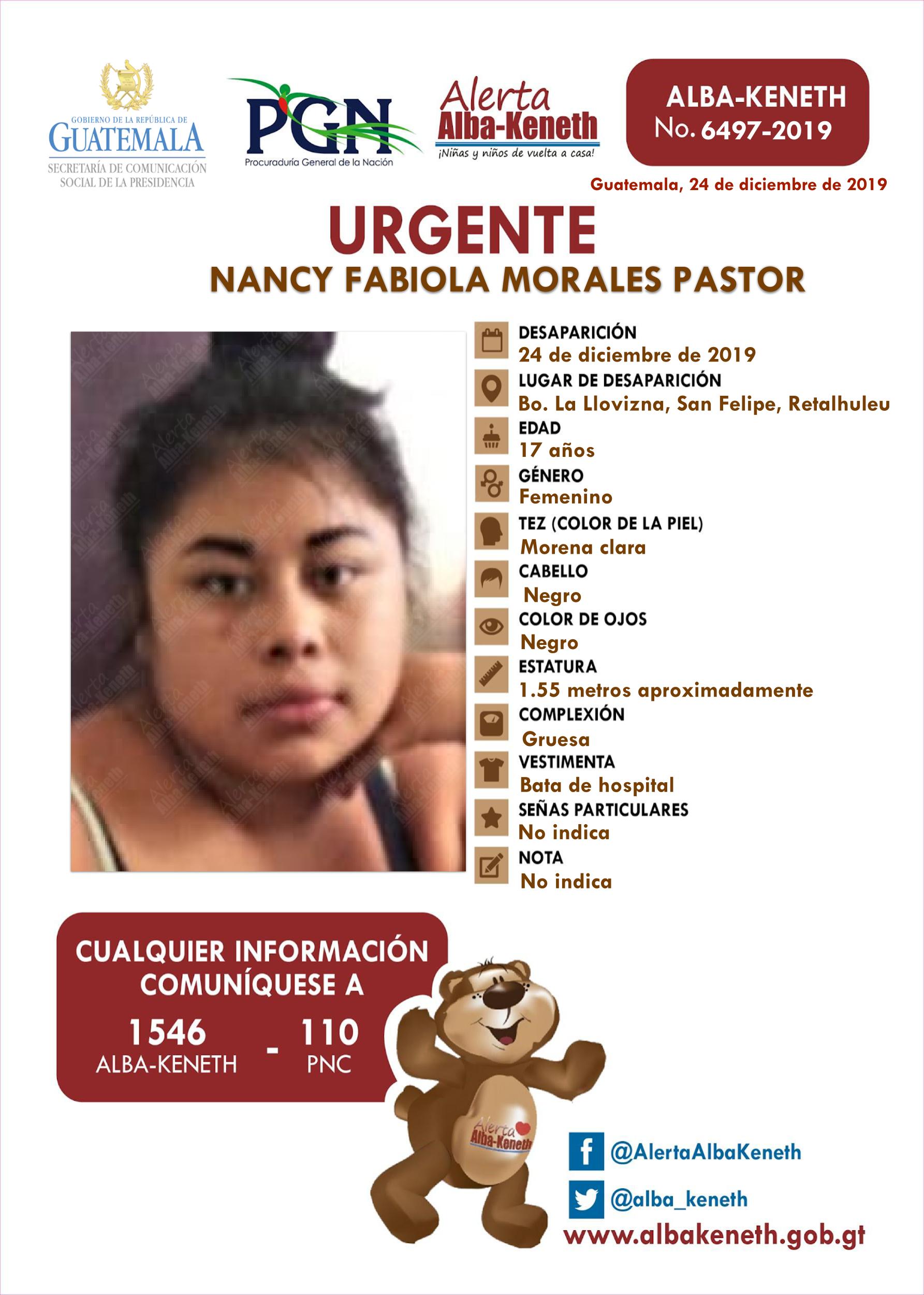 Nancy Fabiola Morales Pastor