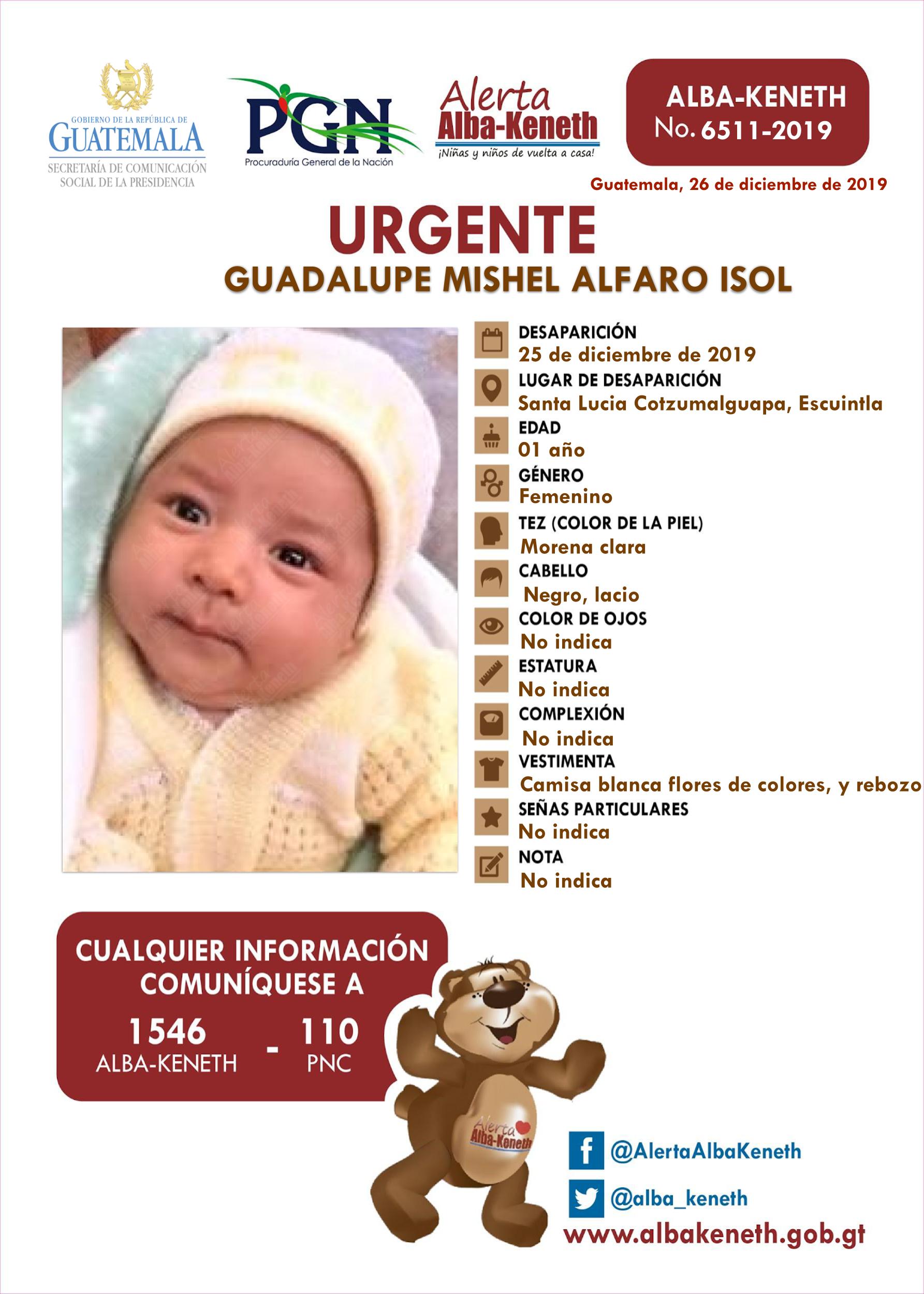 Guadalupe Mishel Alfaro Isol