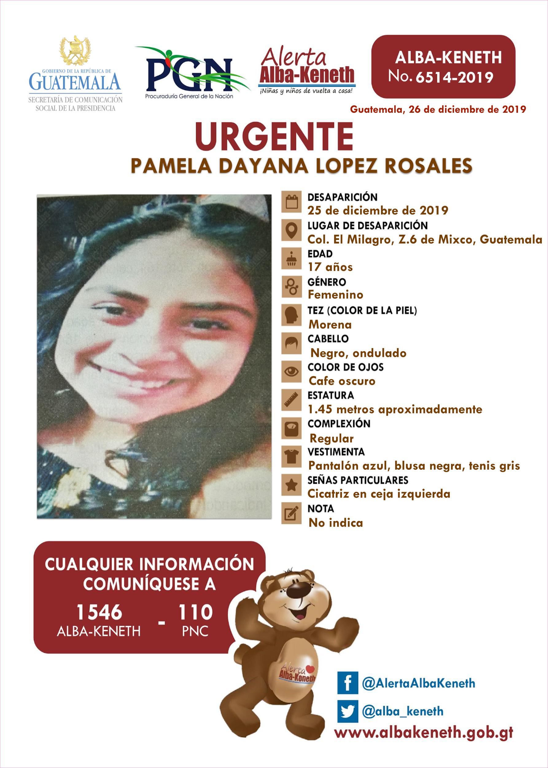 Pamela Dayana Lopez Rosales