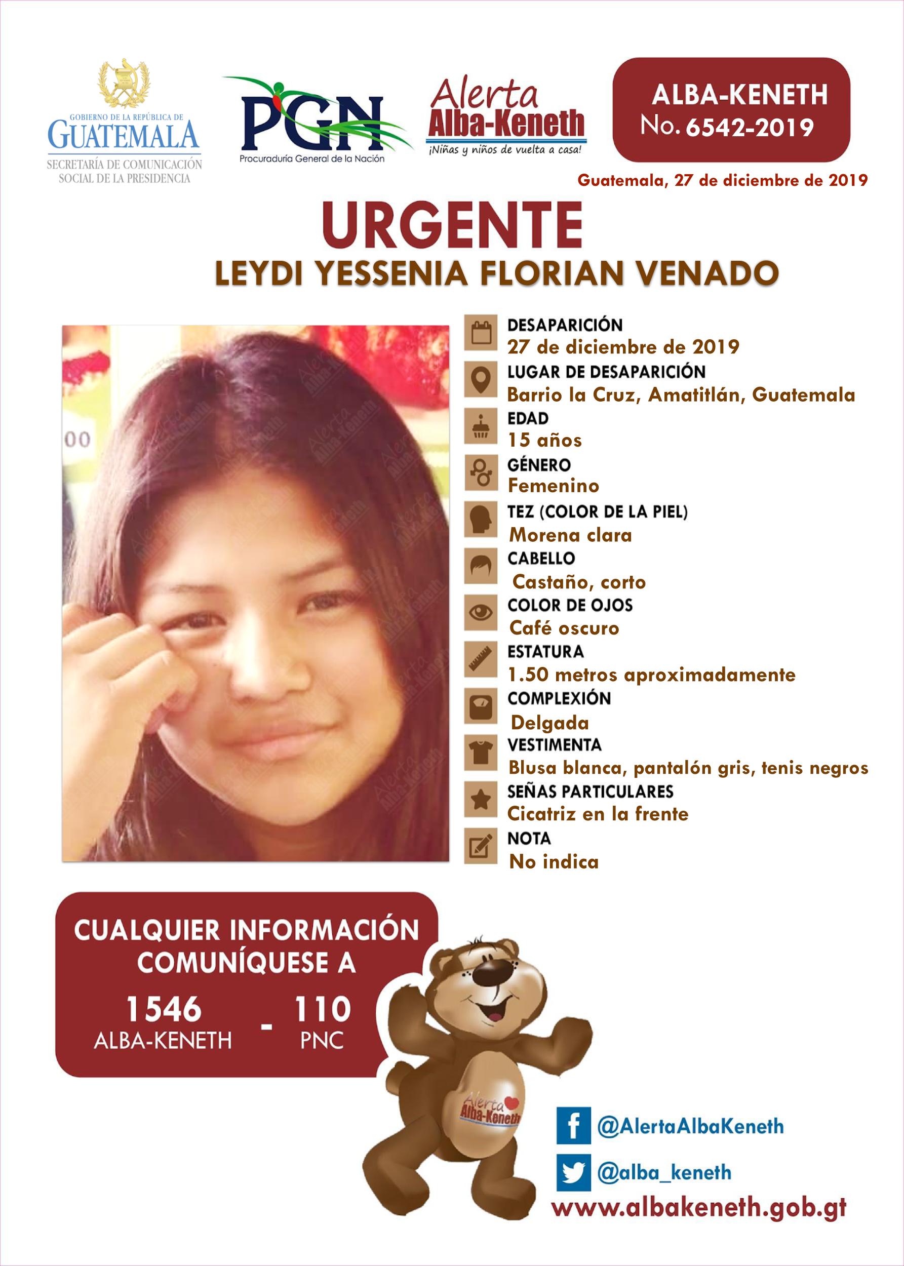 Leydi Yessenia Florian Venado