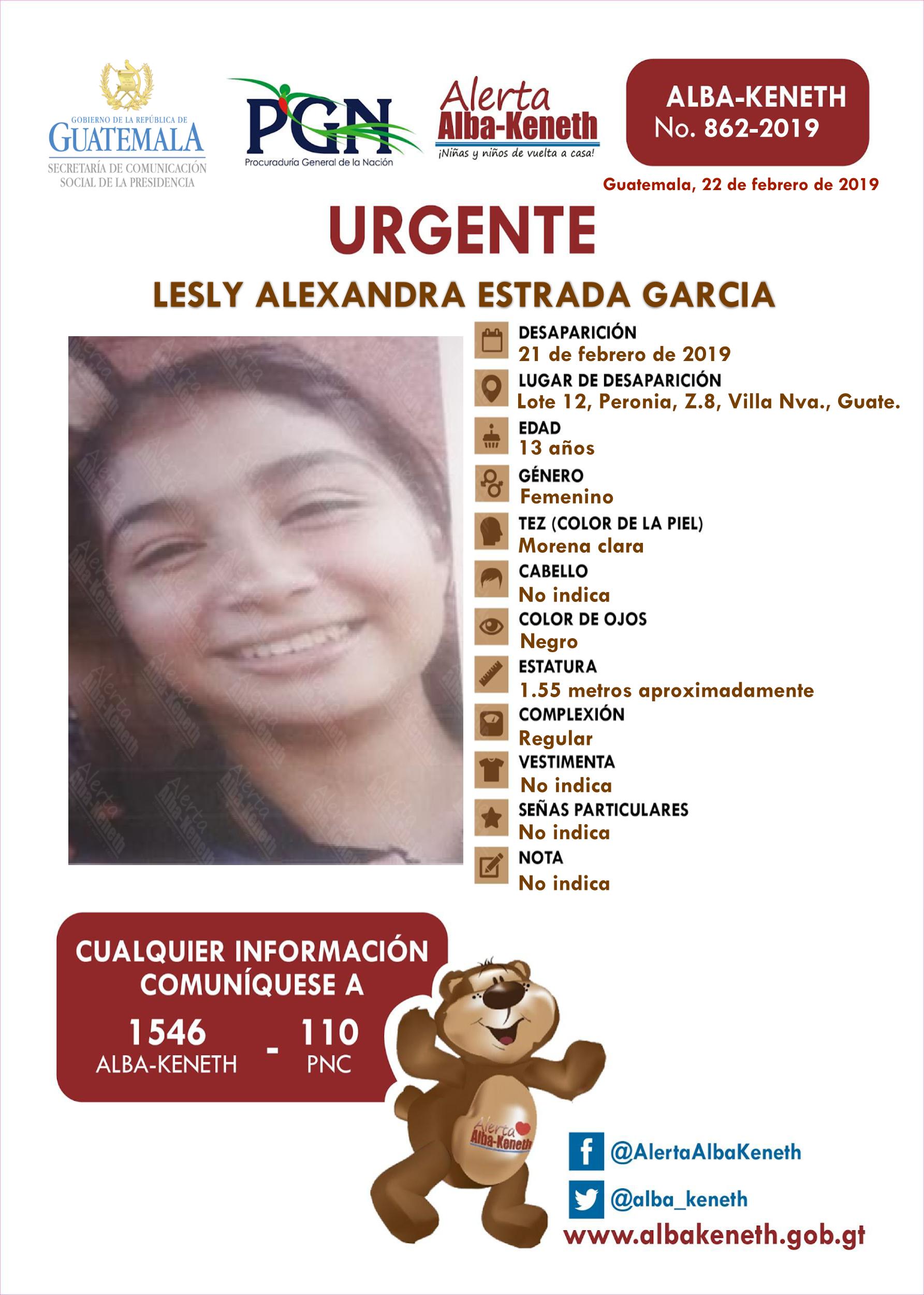 Lesly Alexandra Estrada Garcia