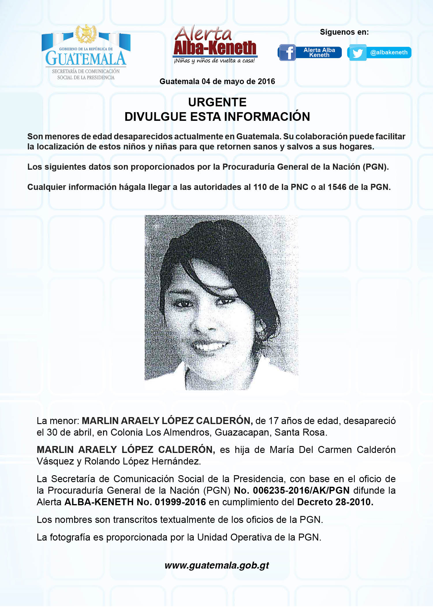 Alerta Alba-Keneth