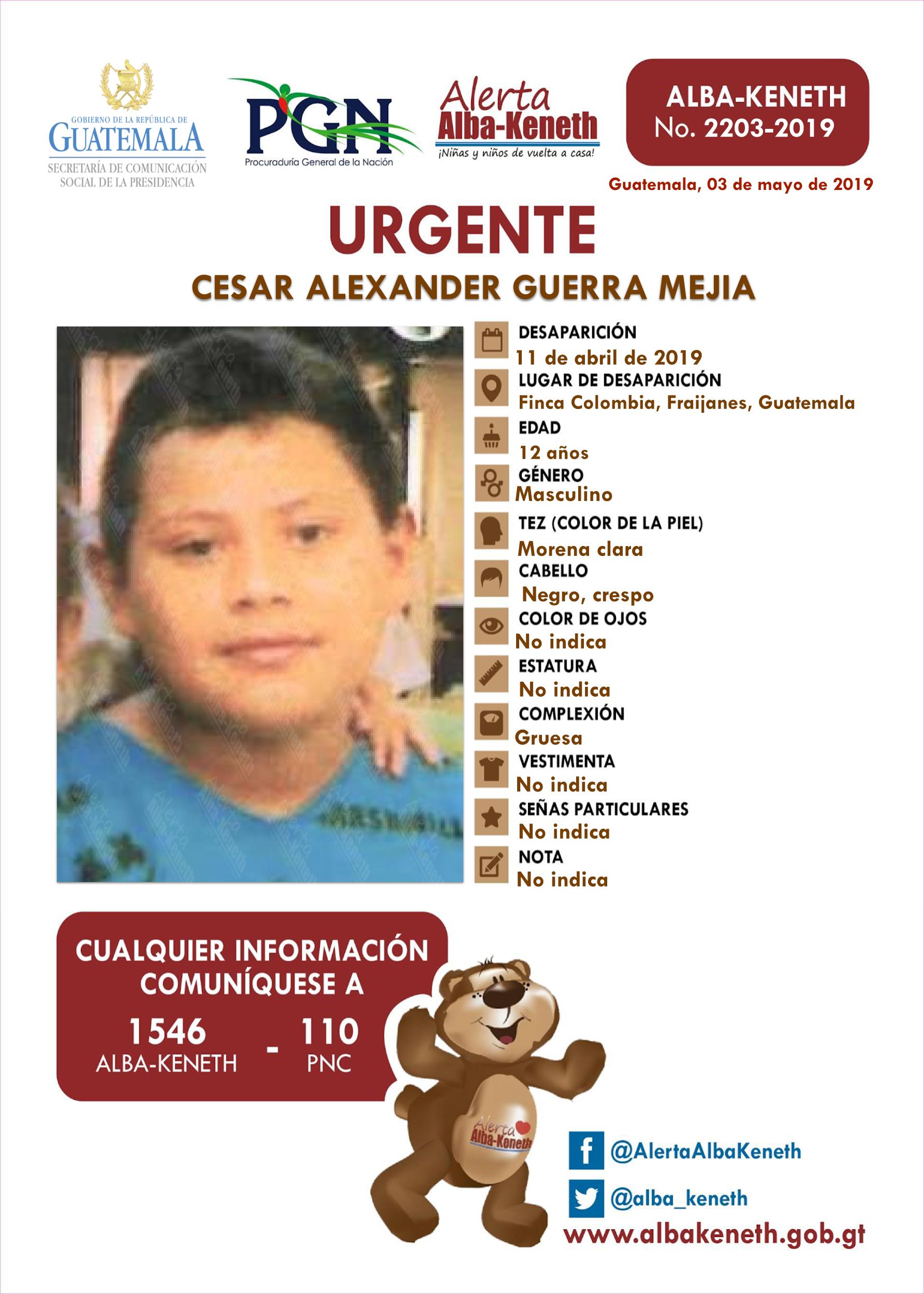 Alerta Alba-Keneth