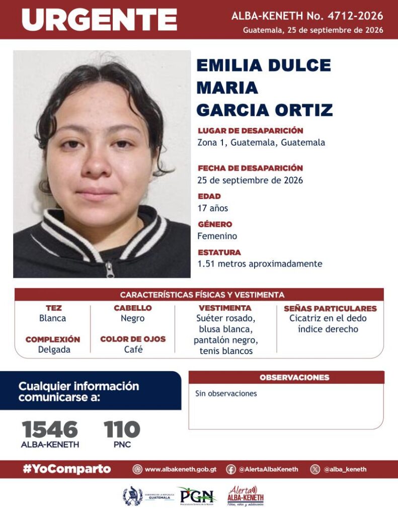 Ficha de Emilia Dulce Maria Garcia Ortiz
