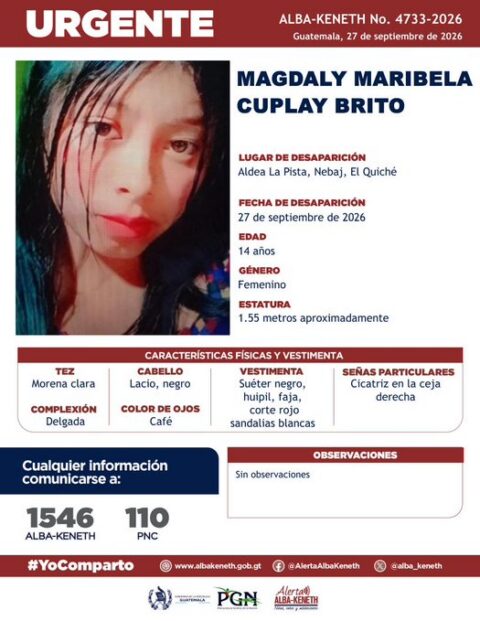 Ficha de Magdaly Maribela Cuplay Brito