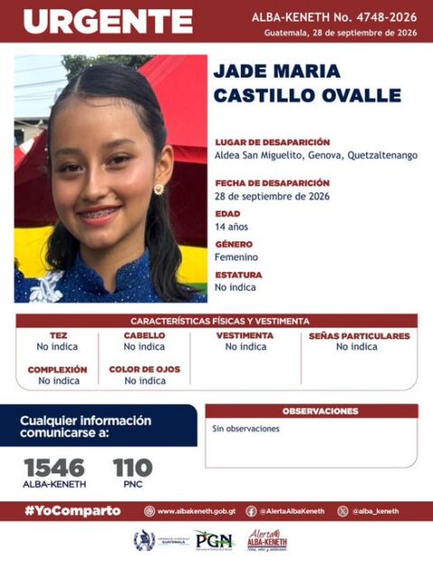 Ficha de Jade Maria Castillo Ovalle