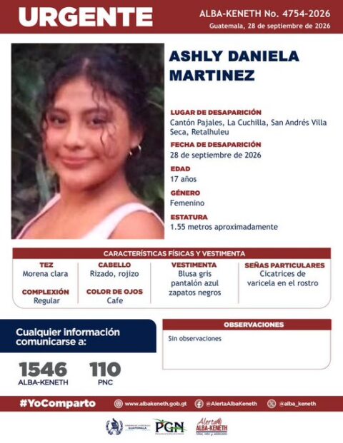 Ficha de Ashly Daniela Martinez