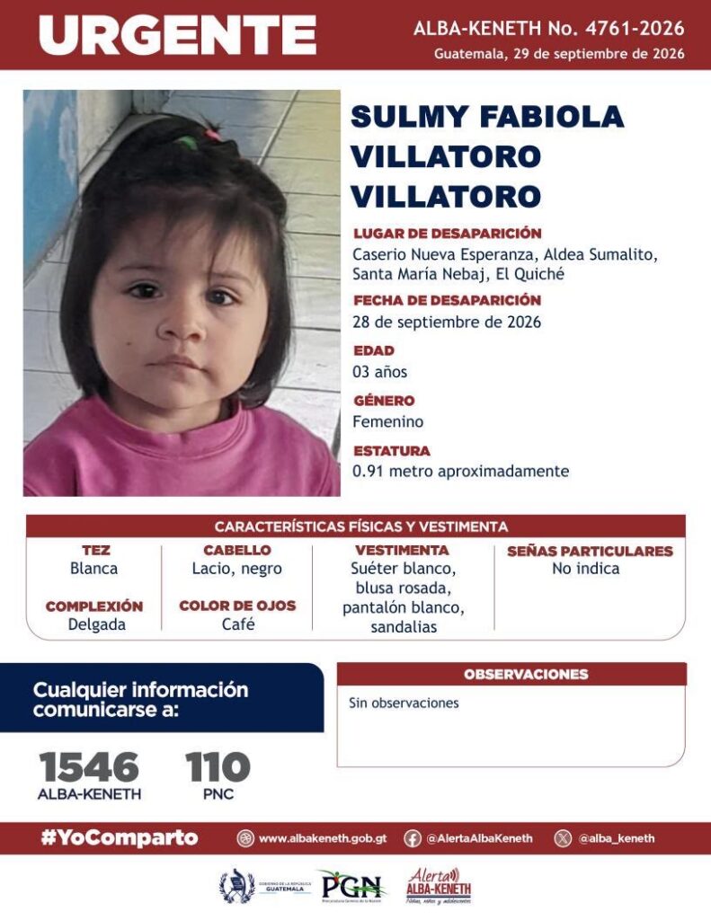 Ficha de Sulmy Fabiola Villatoro Villatoro
