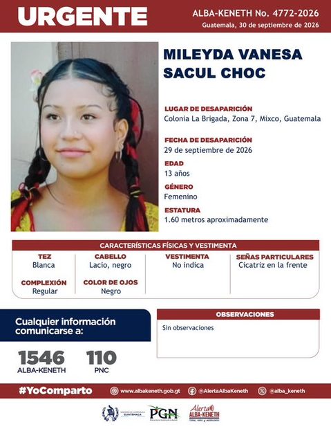 Ficha de Mileyda Vanesa Sacul Choc